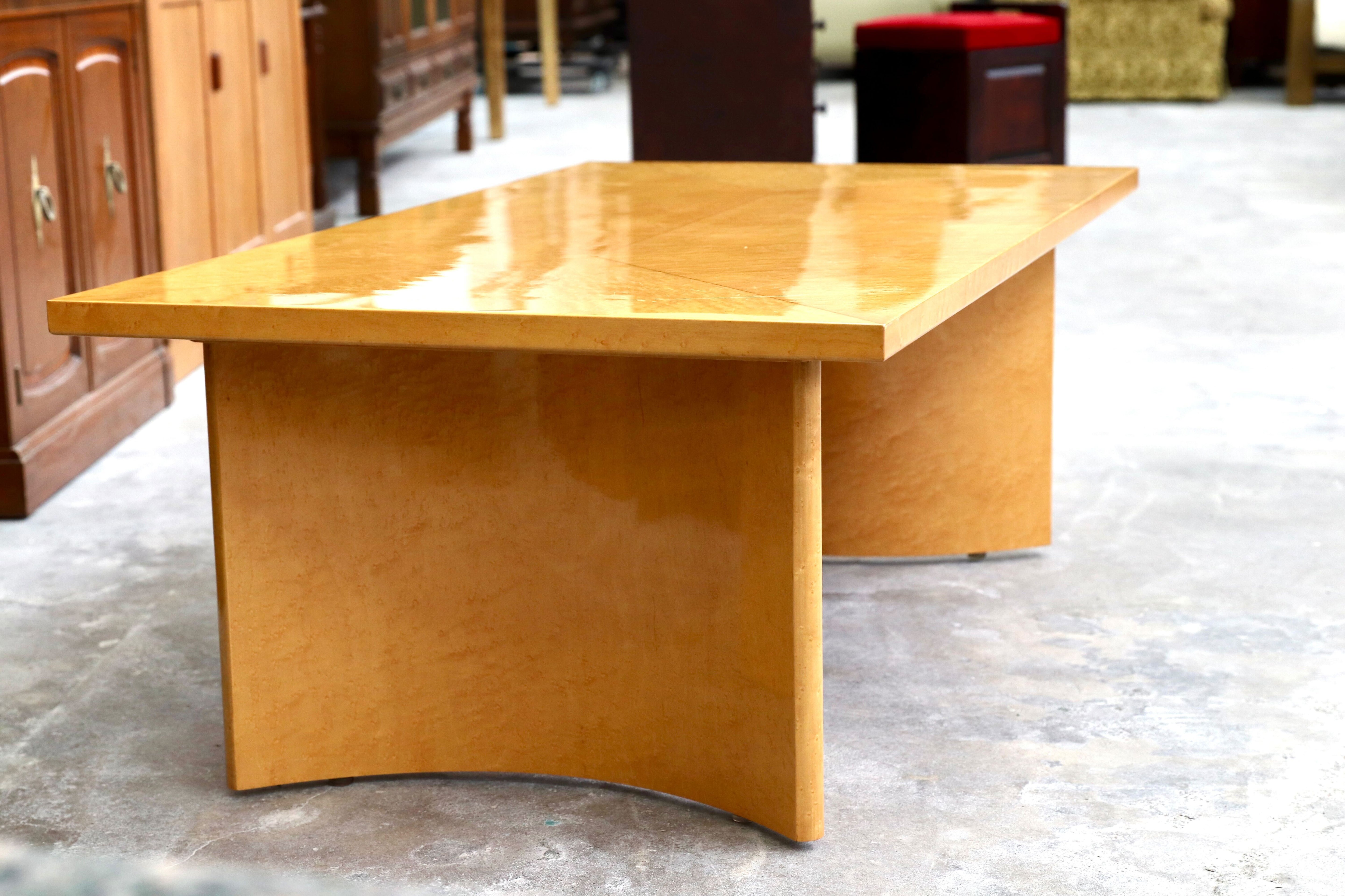 GMIK76○IDC大塚家具 スプレンダー センターテーブル リビングテーブル バーズアイメープル クラシック エレガント 応接机