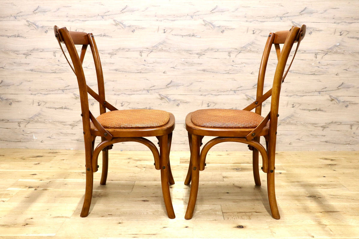 GMJS285◯CRASH GATE / クラッシュゲート Knot antiques X-BACK CHAIR III クロスバックチェア3 ダイニングチェア 関家具 ヴィンテージ