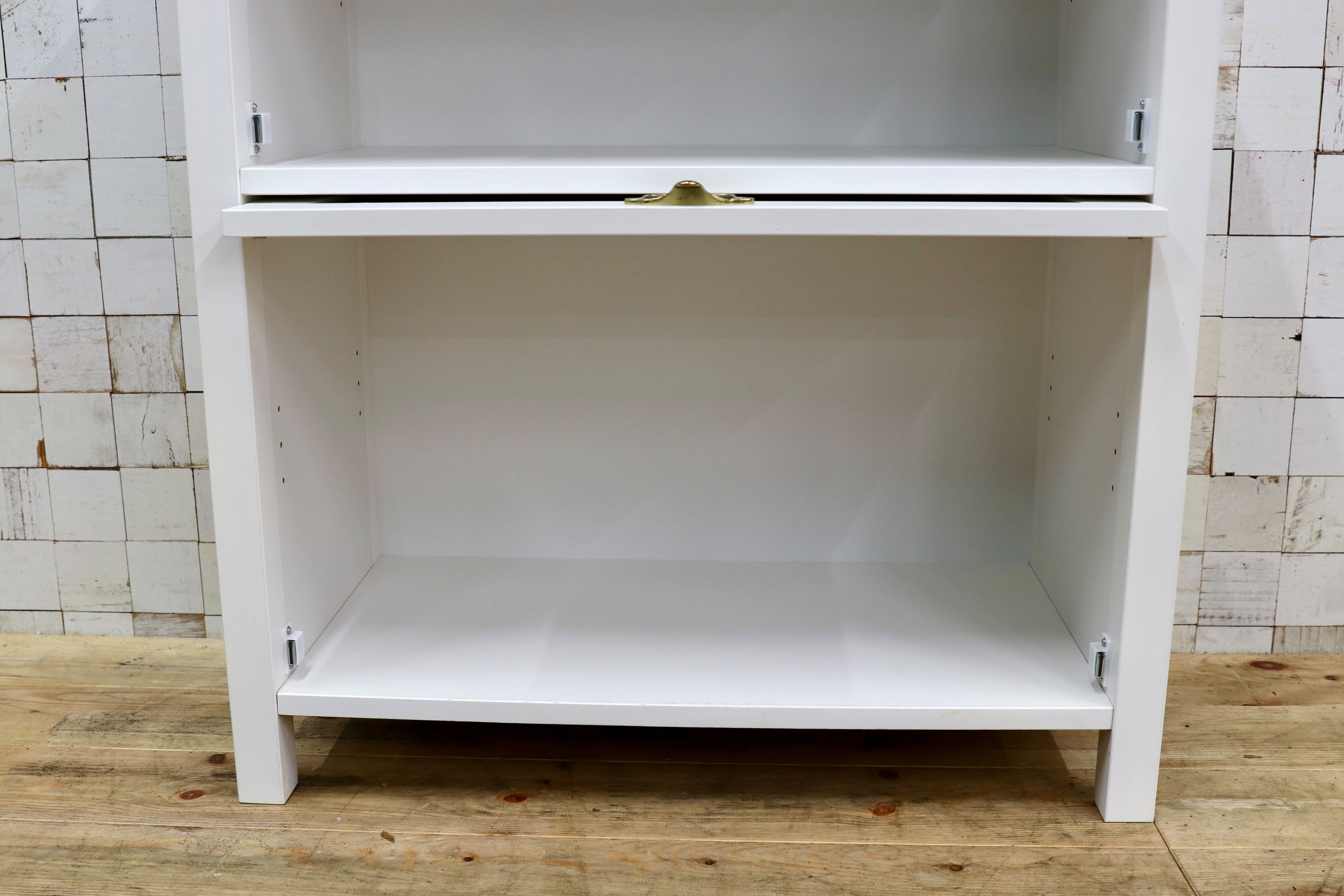 GMIK535○MOMO NATURAL / モモナチュラル CIELE(シェル)シリーズ フラップ扉 リビング収納 サイドボード サイドキャビネット