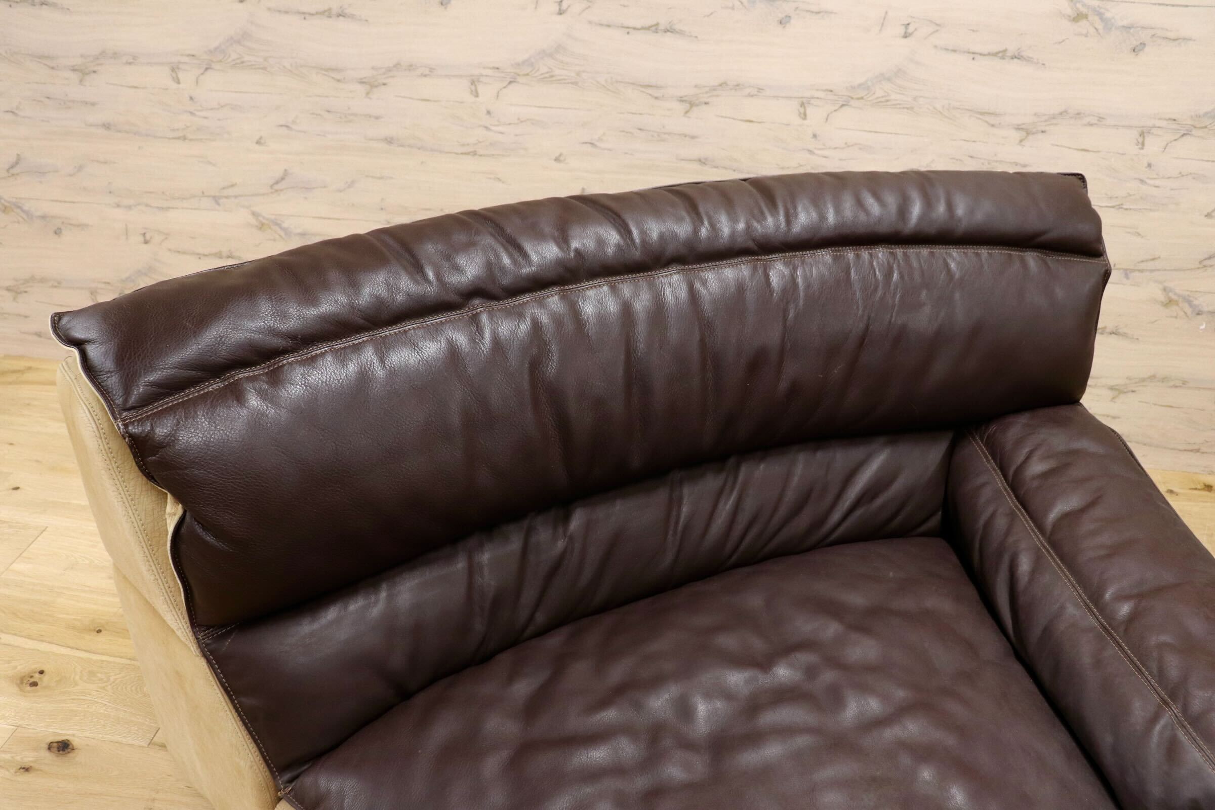 GMIK864F○rossi di albizzate / ロッシディアルビザーテ 1人掛けソファ 左アーム 本革 ヴィンテージ イタリア 最高峰 約140万