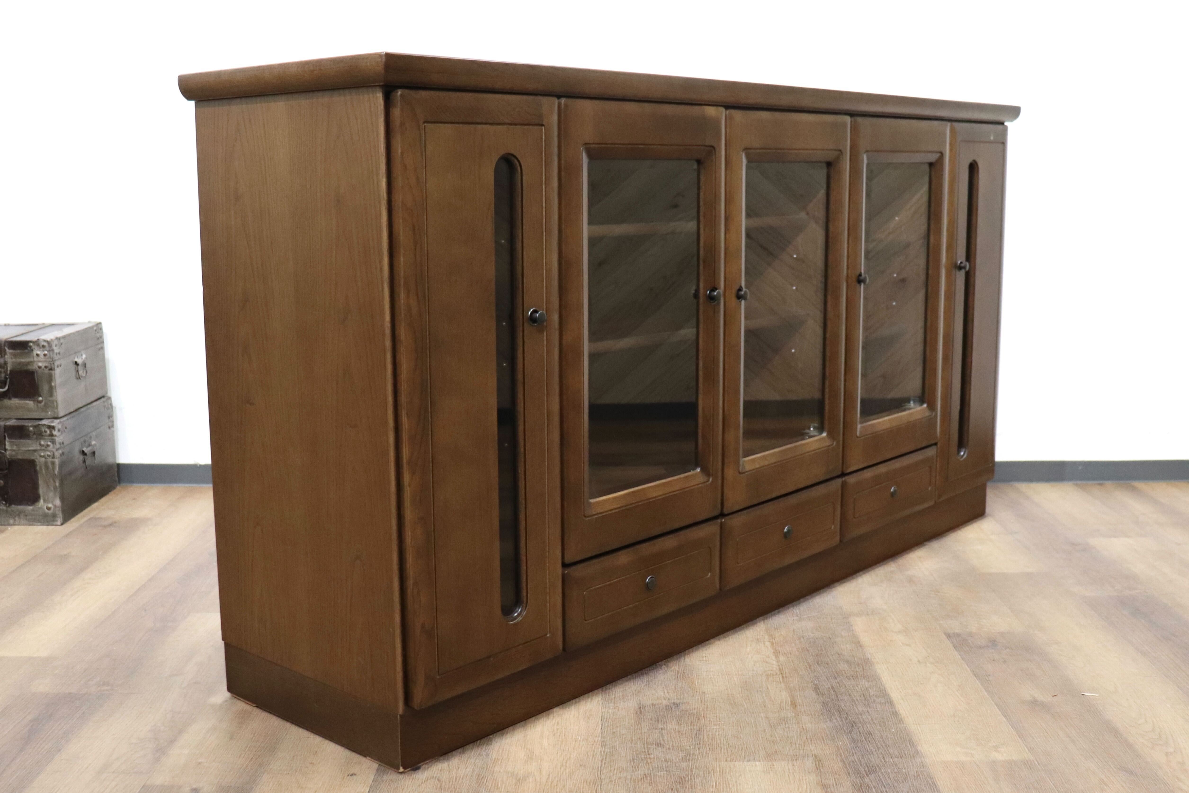 GMHN274○karimoku / カリモク サイドボード リビングボード 飾り棚 収納家具 キャビネット オーク材 モダン 国産家具