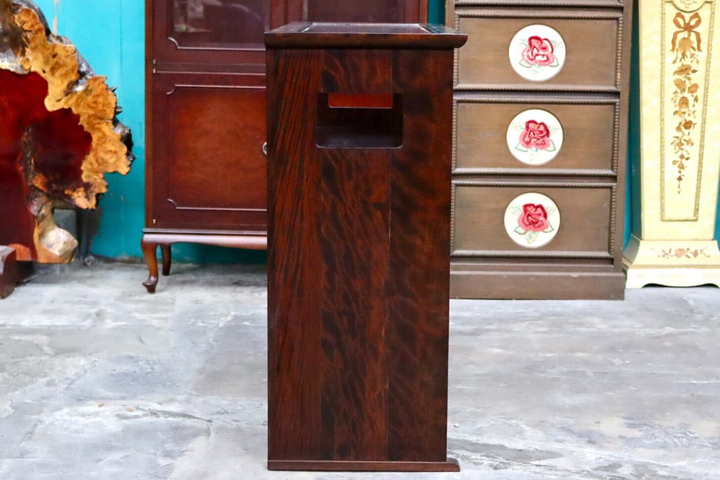 GMIH411○九州民芸家具 茶箪笥 茶棚 サイドボード キャビネット 飾り棚 サイドボード ミズメザクラ 無垢材 レトロ ヴィンテージ