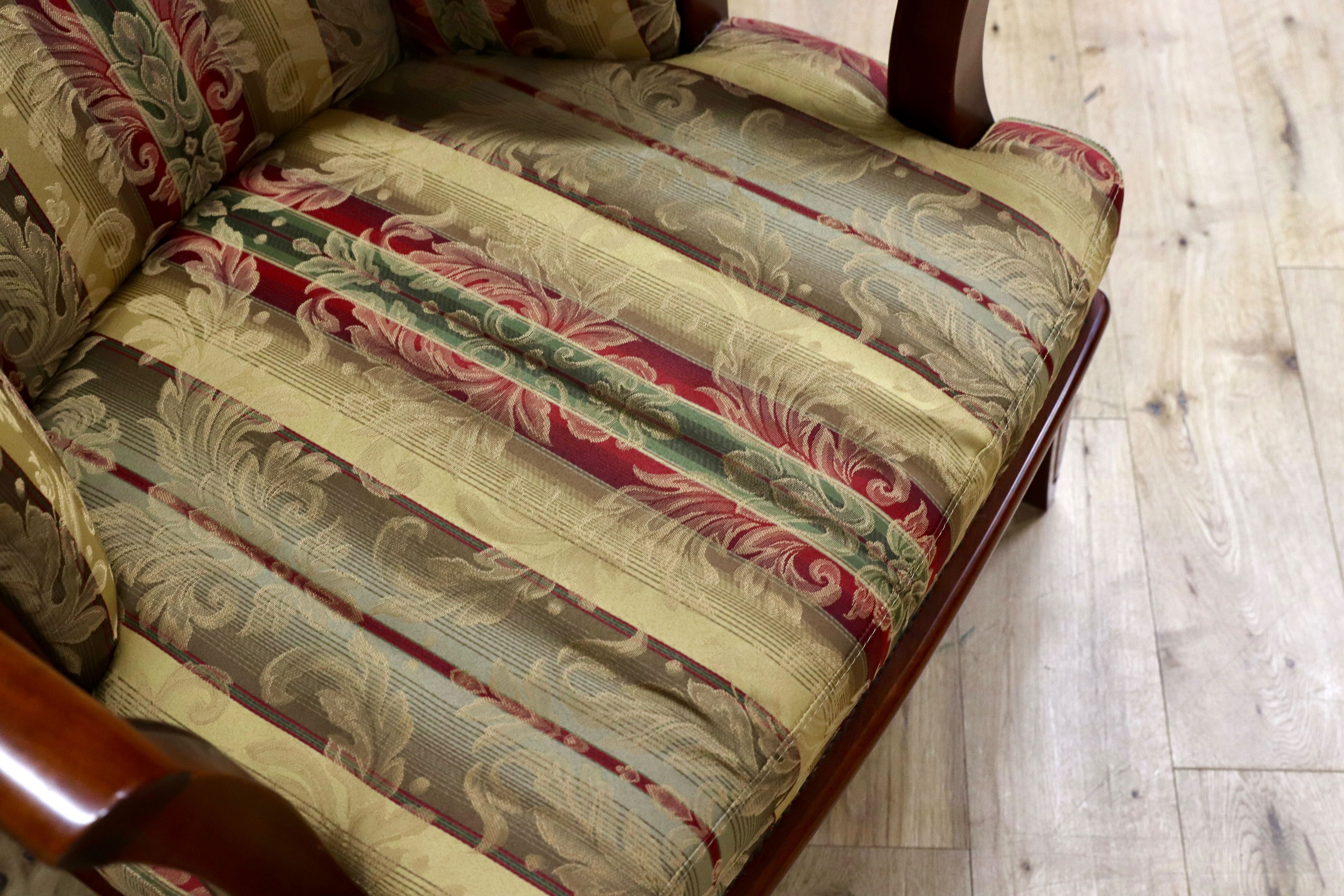 GMHS24C○モリシゲ / MORISHIGE 1人掛けソファ シングルソファ IDC大塚家具 ファブリック クラシック 検)ドレクセル マルニ