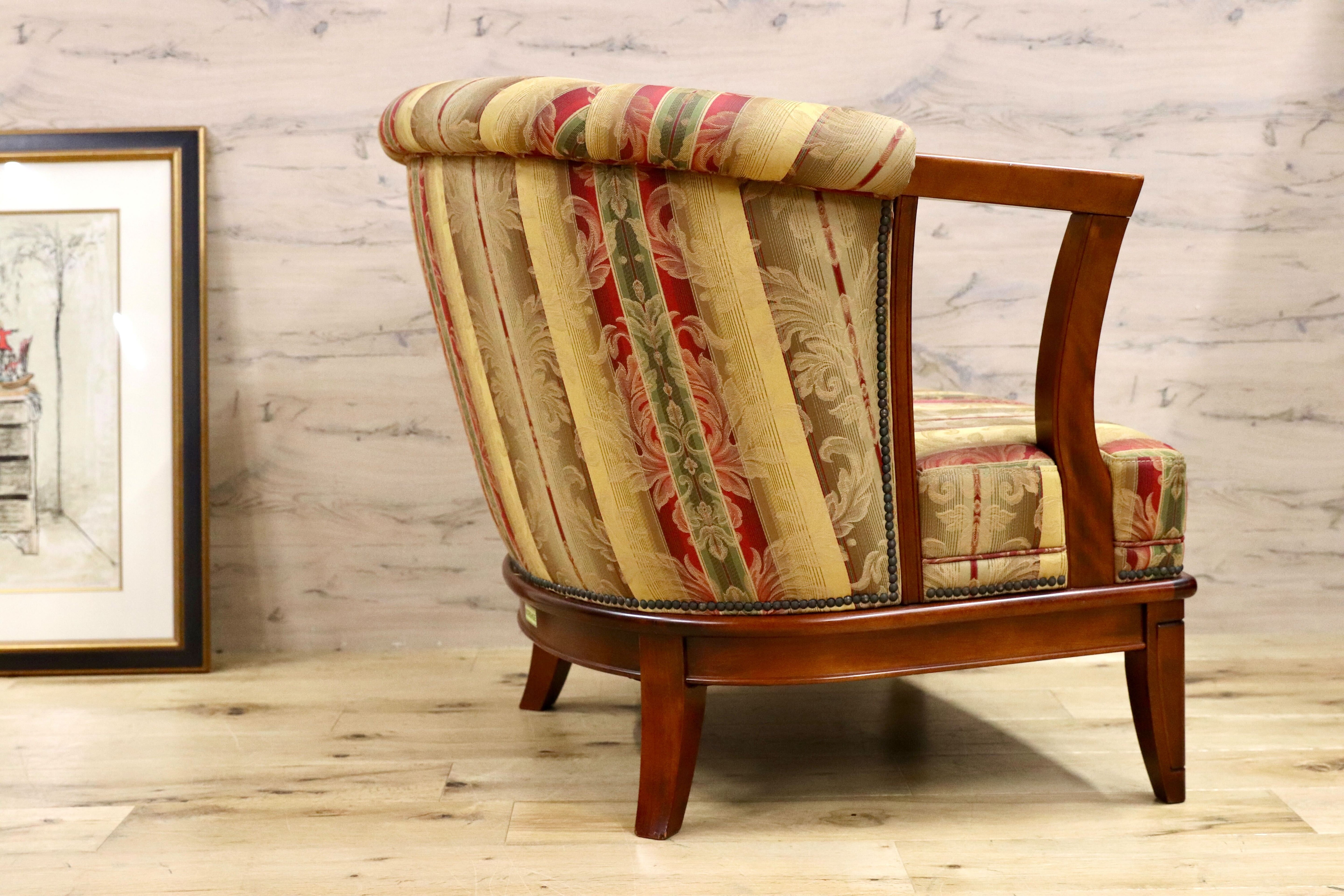 GMHS24C○モリシゲ / MORISHIGE 1人掛けソファ シングルソファ IDC大塚家具 ファブリック クラシック 検)ドレクセル マルニ