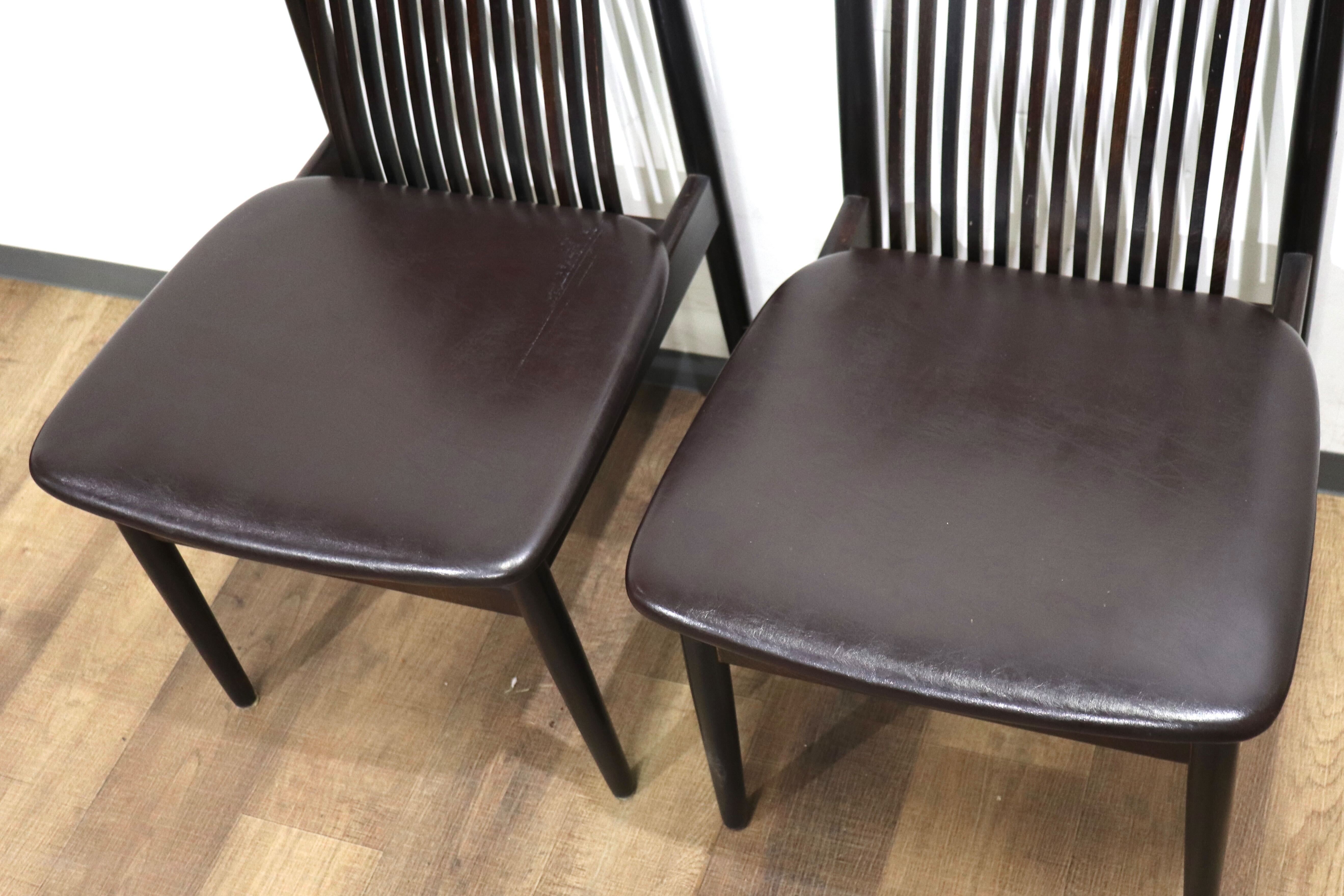 GMHN258A○飛騨産業 / HIDA キツツキ No.725 ダイニングチェア 2脚セット アンティーク 木製 カントリー レトロ ビンテージ 稀少