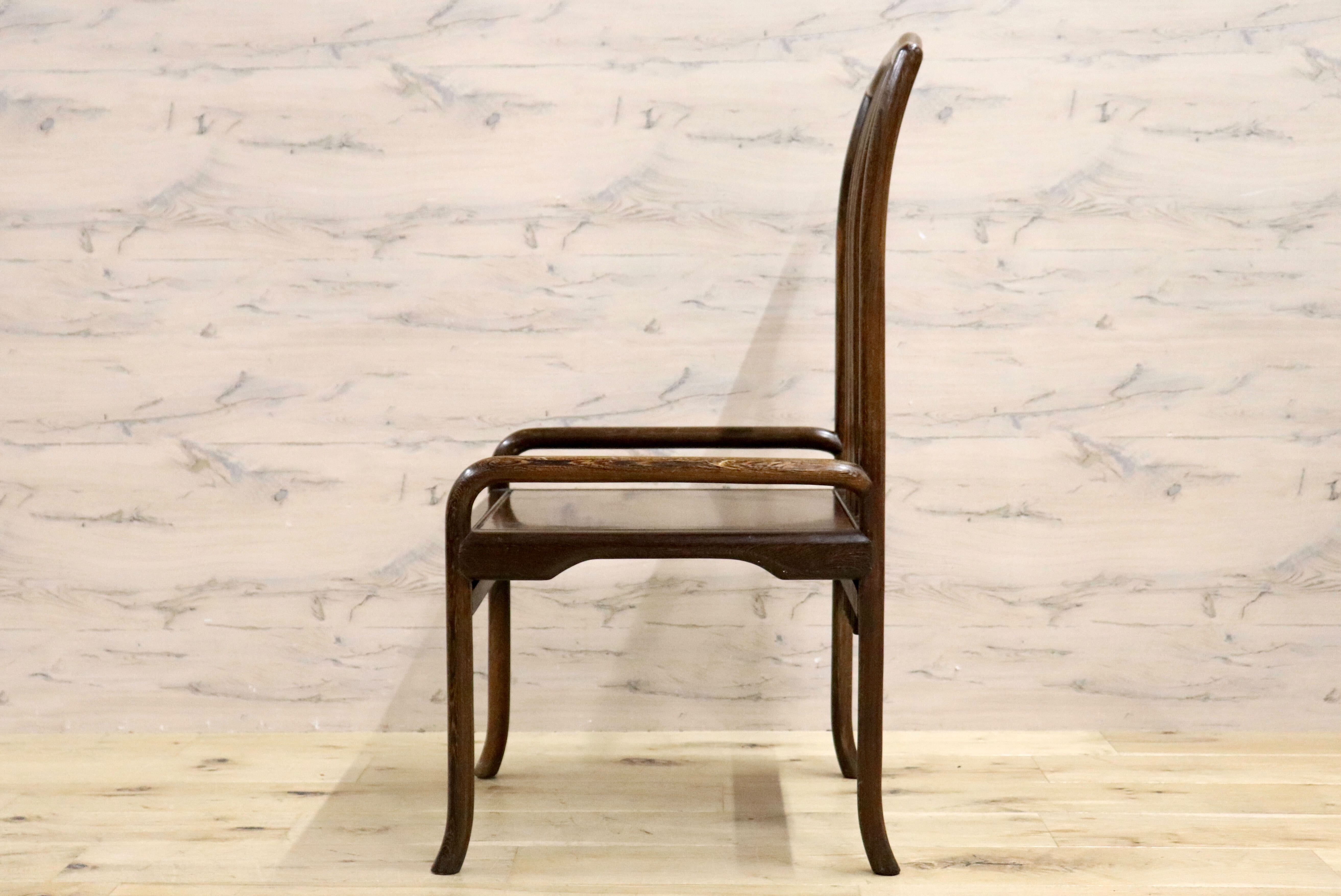 GMHS378A○唐木家具 鉄刀木 ダイニングチェア 食卓椅子 セミアームチェア アジアン ヴィンテージ オリエンタル 中国美術 椅子 木製家具
