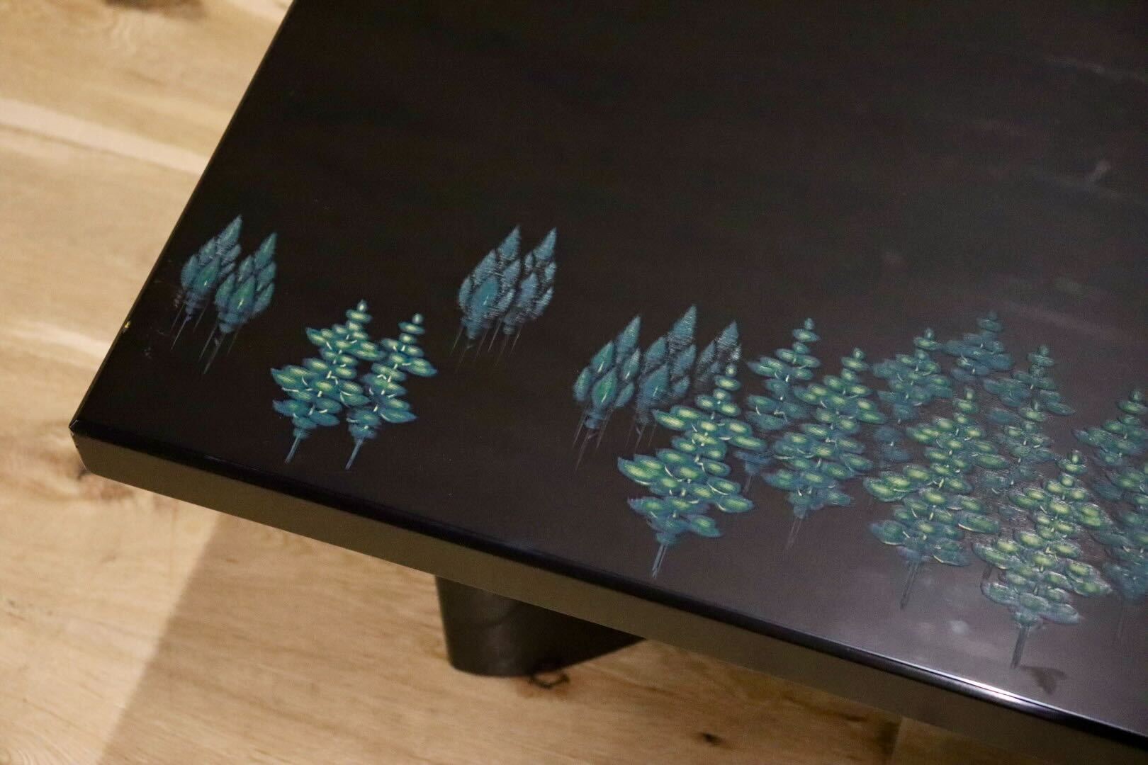 GMIH211○モリシゲ / MORISHIGE 松 座卓 ローテーブル 座敷机 センターテーブル 最高級 和家具 和モダン IDC大塚家具 定価約60万