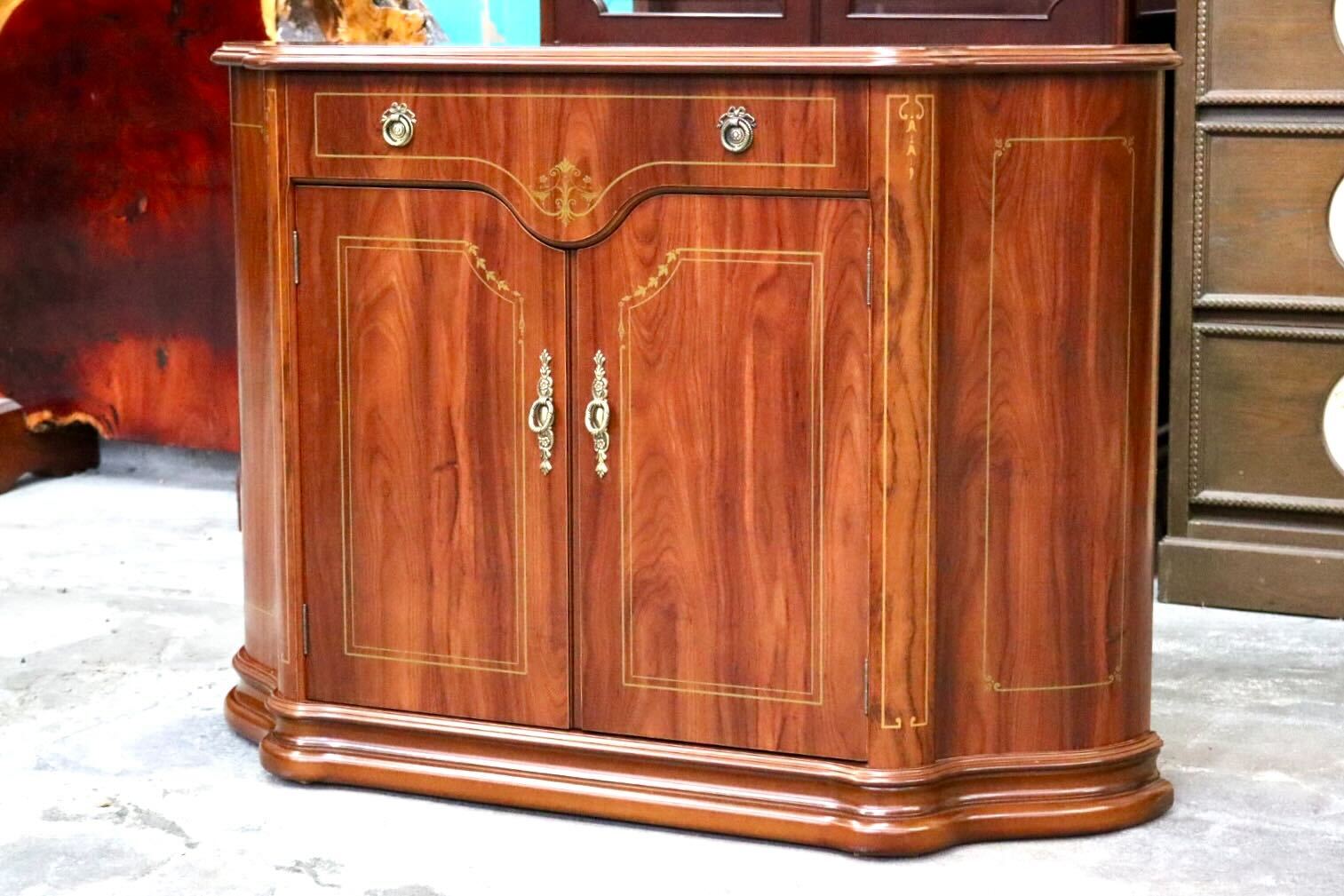 GMIH400○スペイン家具 サイドボード コンソール キャビネット 引き出し 木製 クラシック レトロ ヴィンテージ