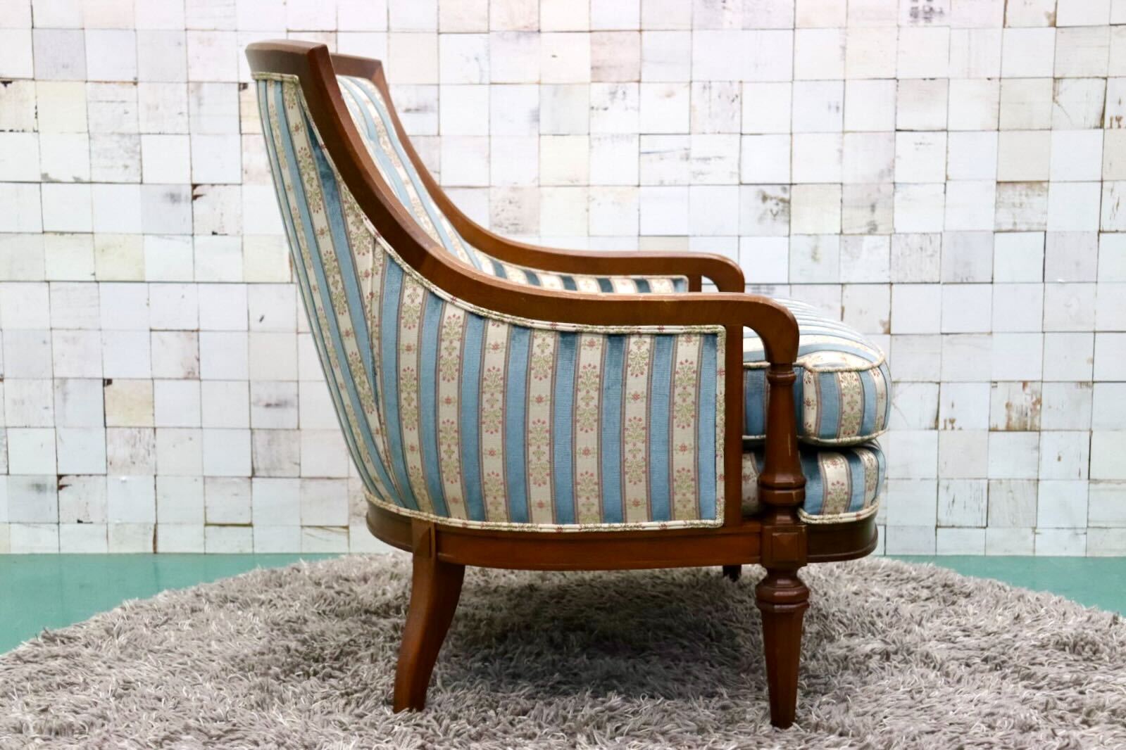 GMGK379A○DREXEL HERITAGE / ドレクセルヘリテイジ Upholstery アップホルスタリー アームチェア ラウンジチェア ヴィンテージ 約57万