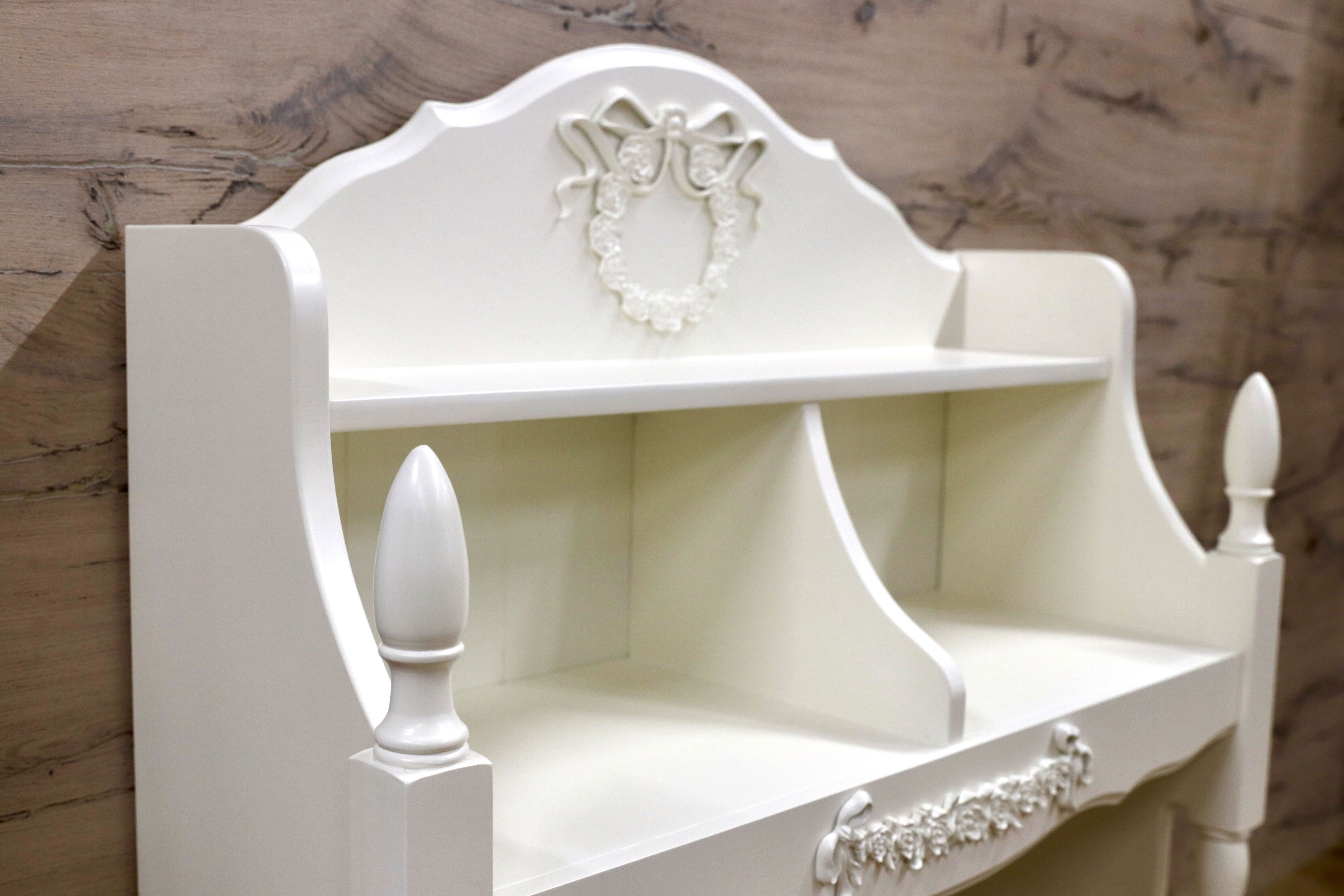 GMHS20A○COUNTRY WHITE / カントリーホワイト Praha Hutch 800 ハッチ 上台 収納棚 シェルフ 飾り棚 ホワイト 輸入家具 展示品