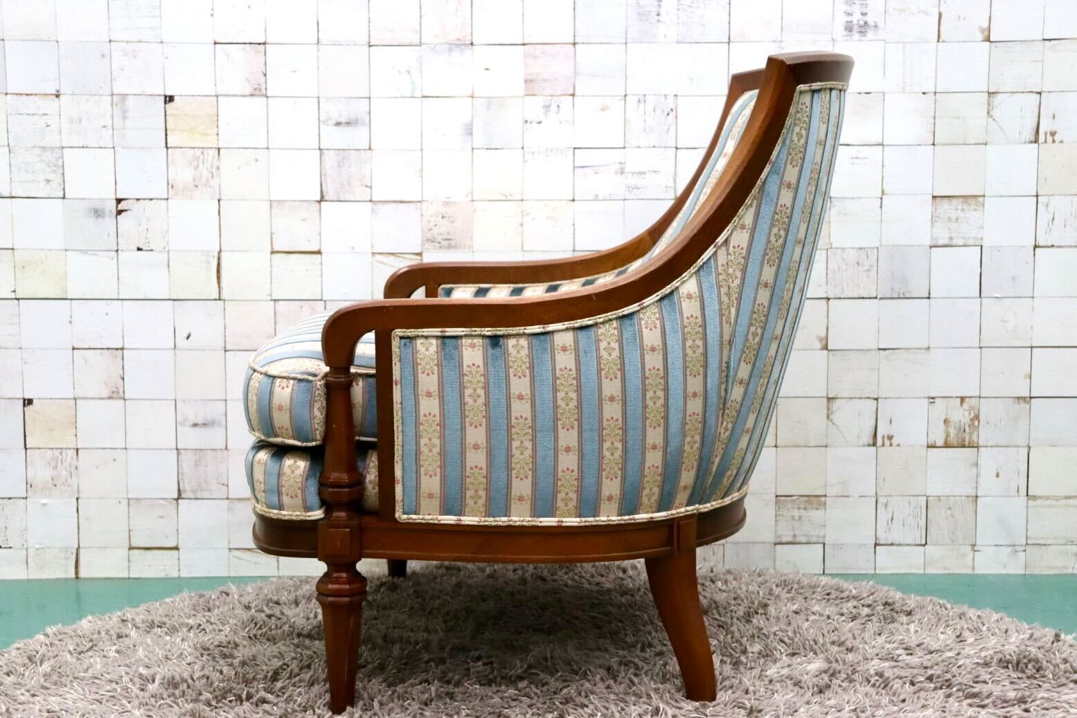 GMGK379A○DREXEL HERITAGE / ドレクセルヘリテイジ Upholstery アップホルスタリー アームチェア ラウンジチェア ヴィンテージ 約57万