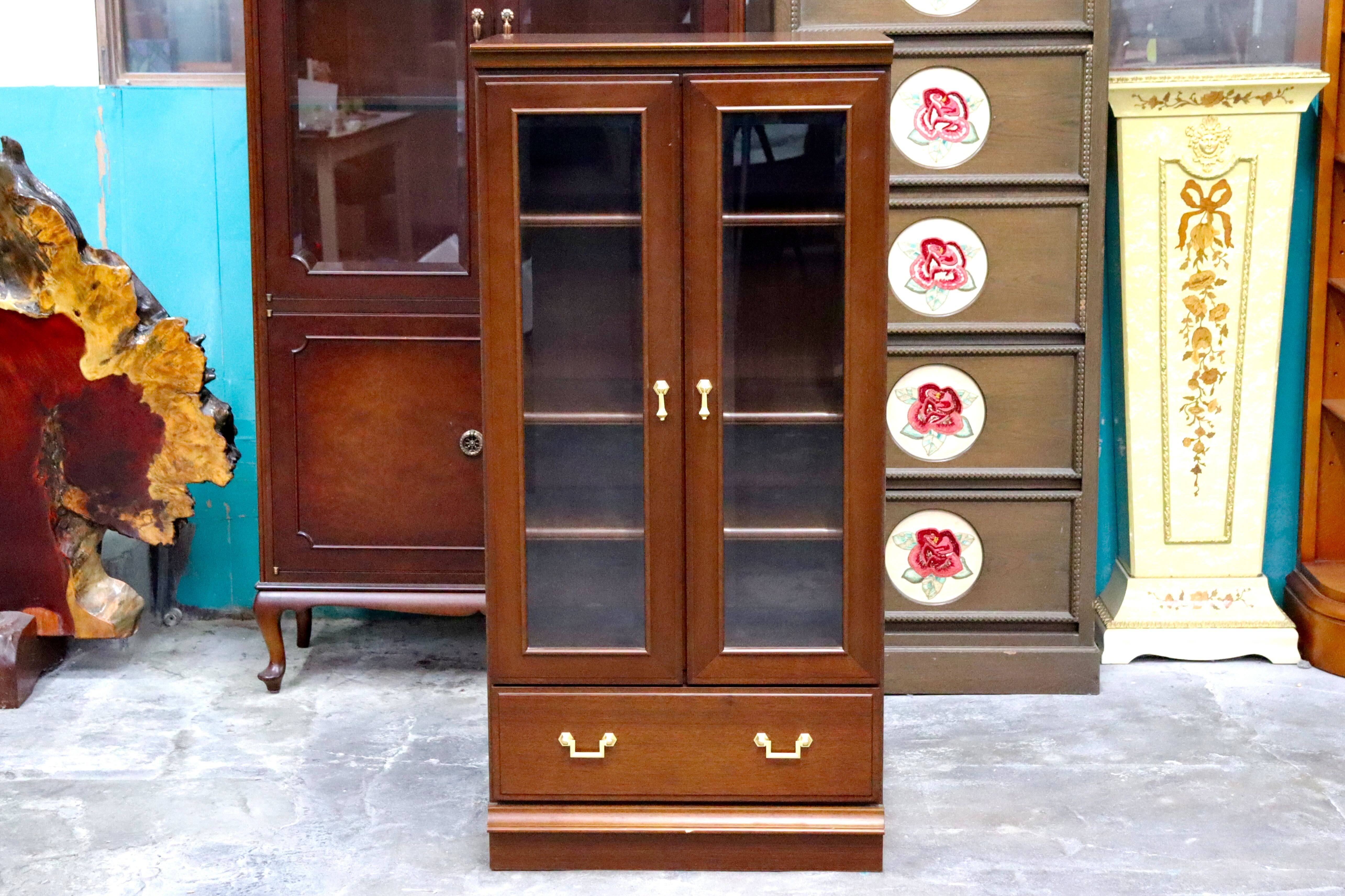 GMIK697○maruni / マルニ 地中海 キャビネット ミドルボード リビングボード サイドボード ガラスキャビネット クラシック モダン