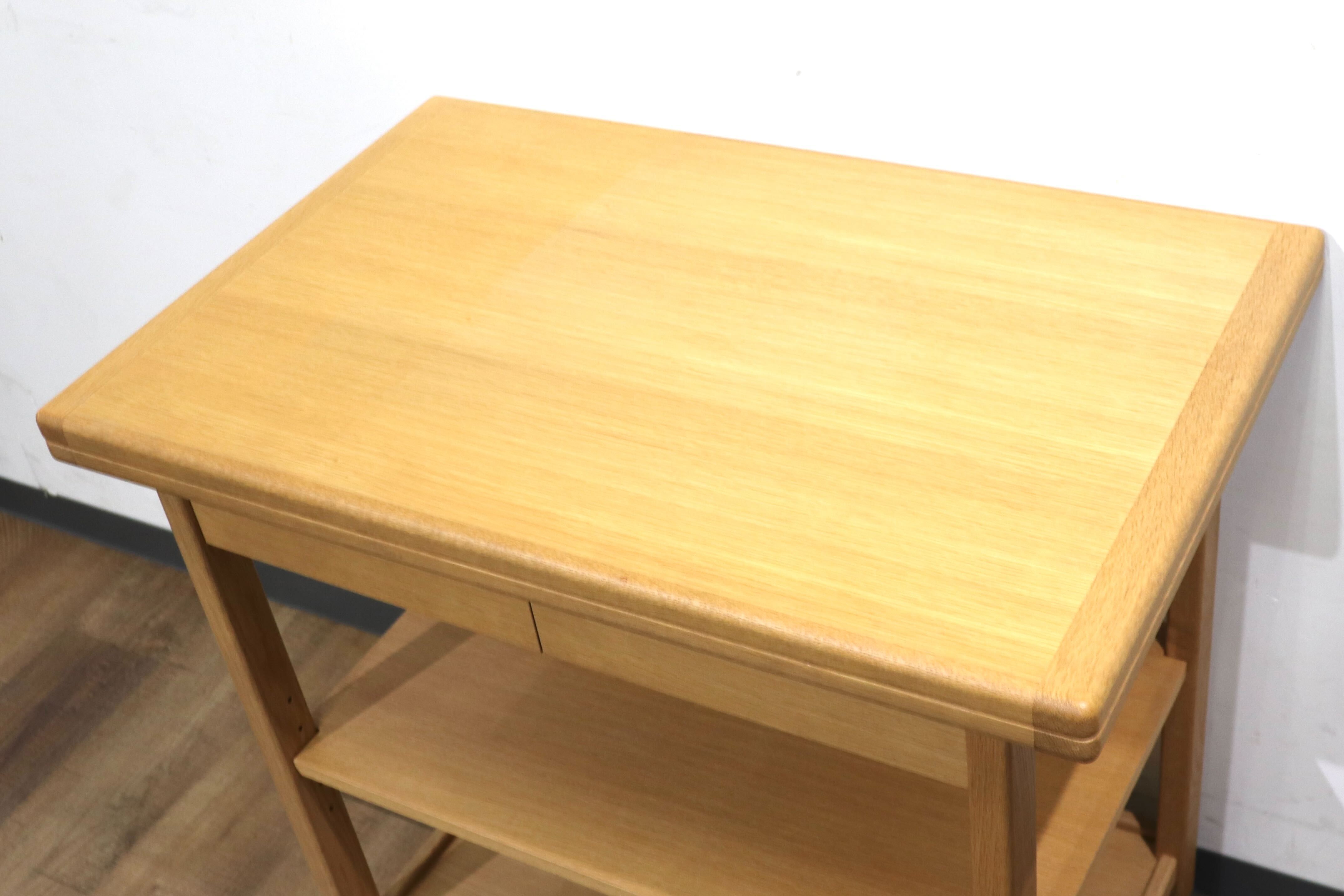 GMHN246C○MOBEL TOKO / メーベルトーコー LIME ライム キッチンワゴン スタンドワゴン 配膳ワゴン バタフライテーブル 机 楢材 旭川家具