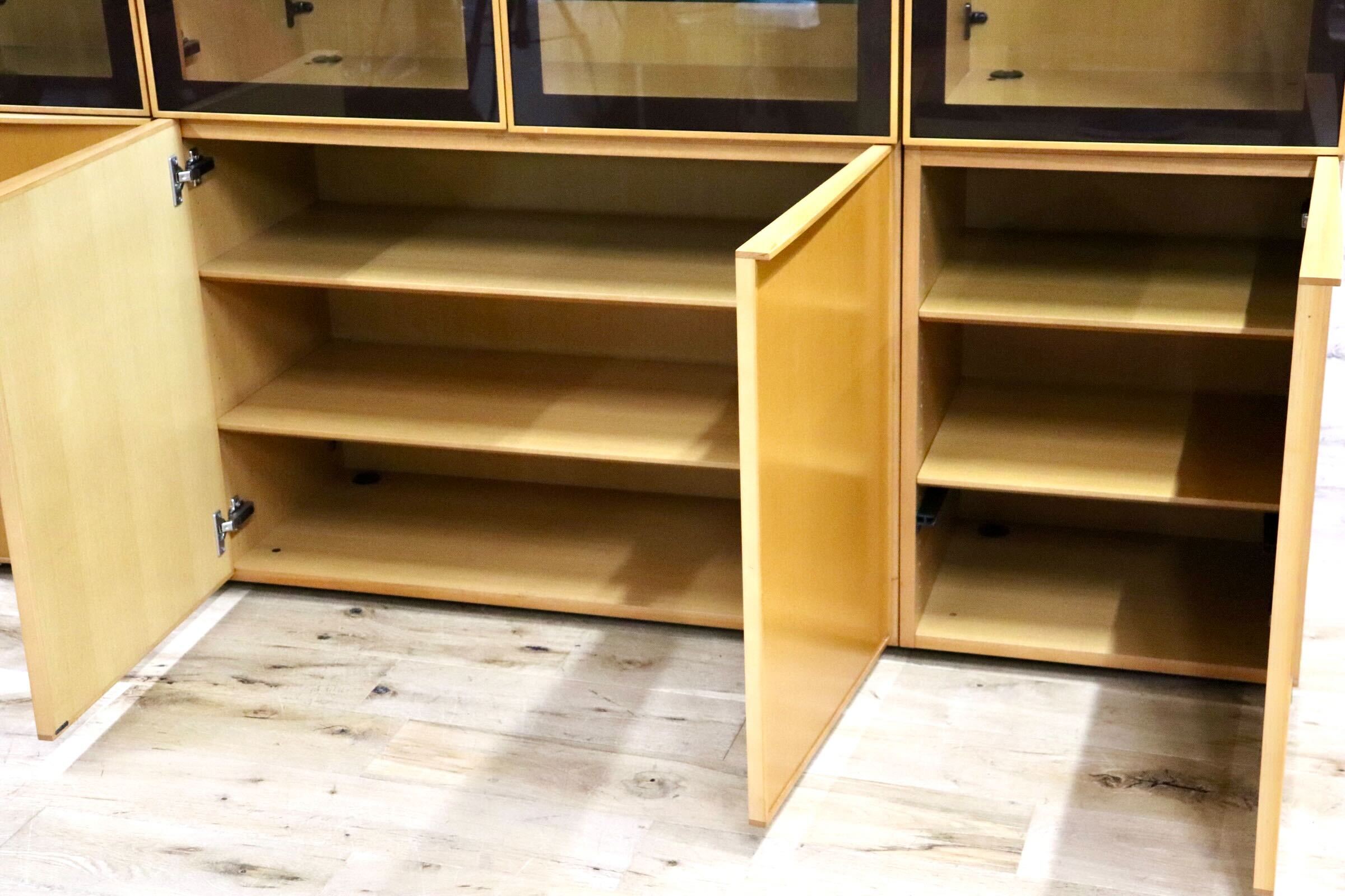 GMHH277○arflex / アルフレックス COMPOSER コンポーザー キャビネット 飾り棚 キュリオケース 収納棚 イタリアモダン 定価約84万