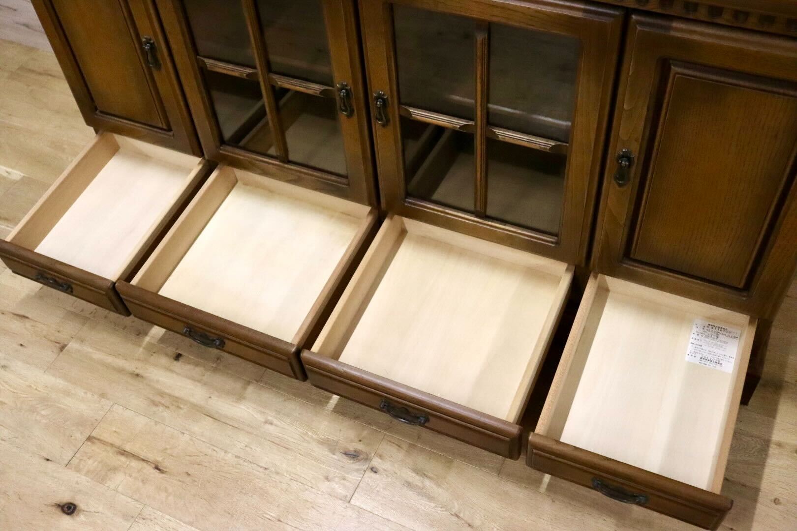 GMIH209○ATLANTA / アトランタ サイドボード リビングボード 飾り棚 キャビネット IDF太田長 カントリー 収納家具 美品