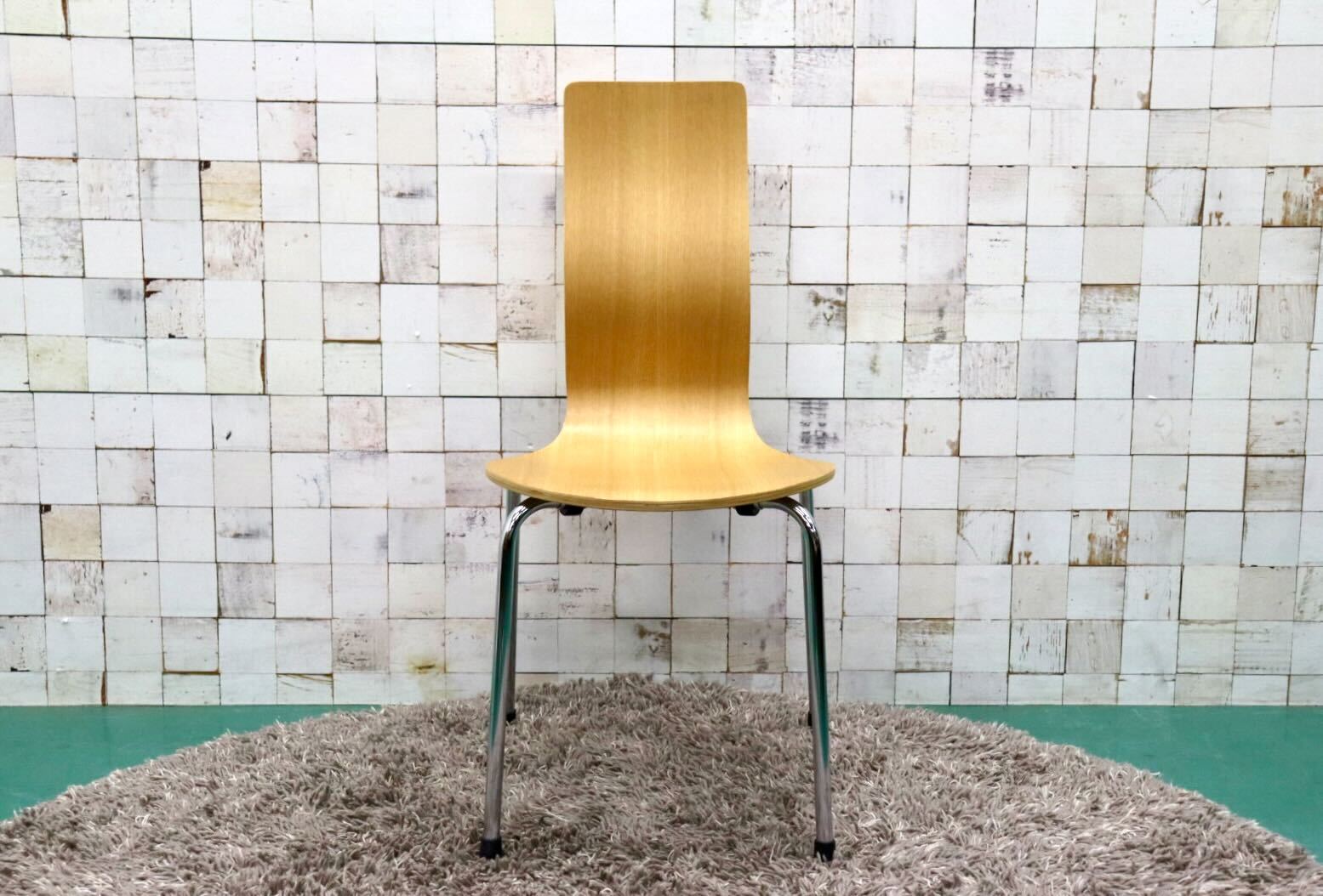 GMGT163○無印良品 / MUJI MOLD PLYWOOD CHAIR モールドプライウッドチェア ダイニングチェア ミーティングチェア オーク材 モダン