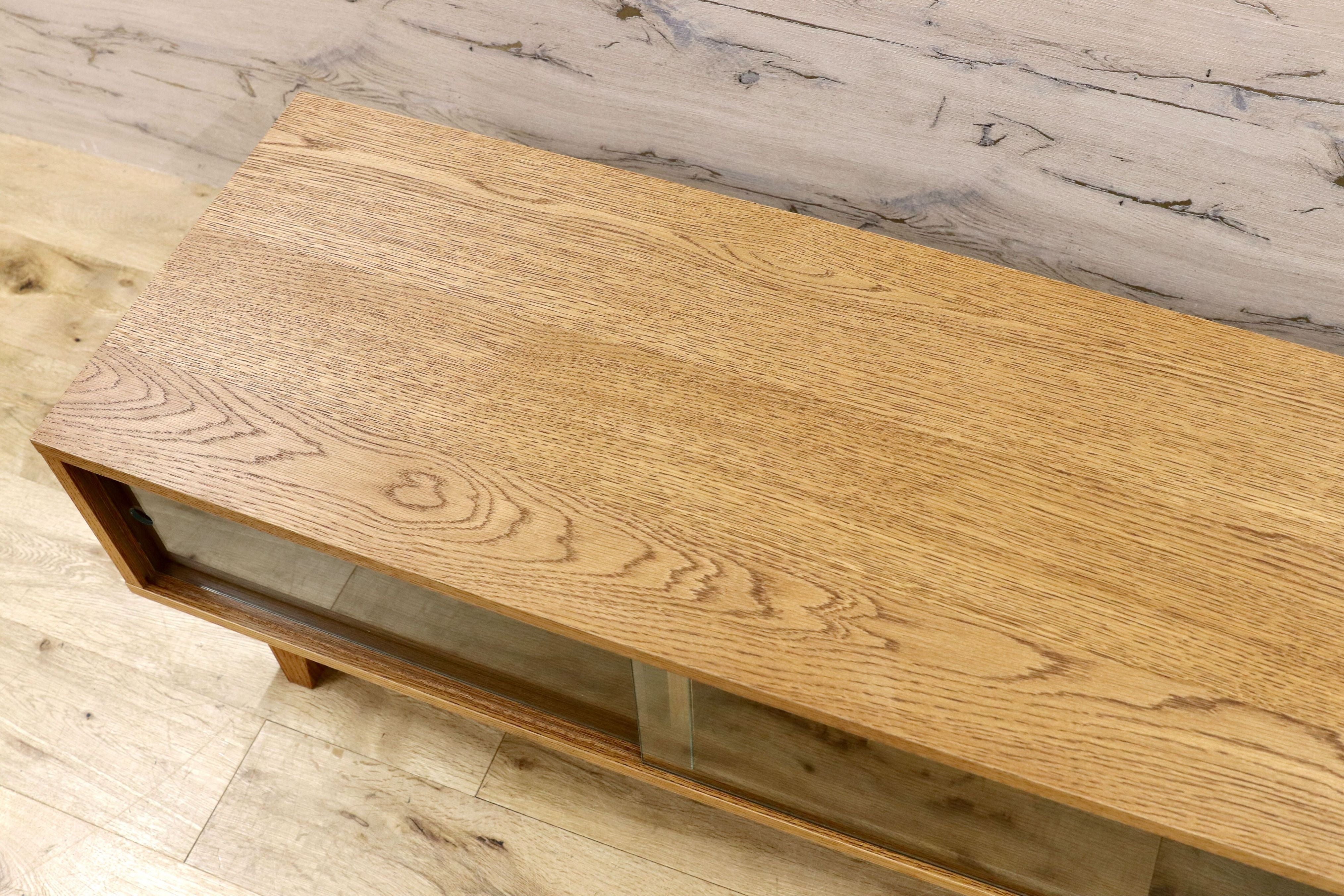 GMGK307○unico / ウニコ kurt クルト テレビボード TVボード AVボード リビング収納 オーク突板 定価約6万 モデルルーム展示品