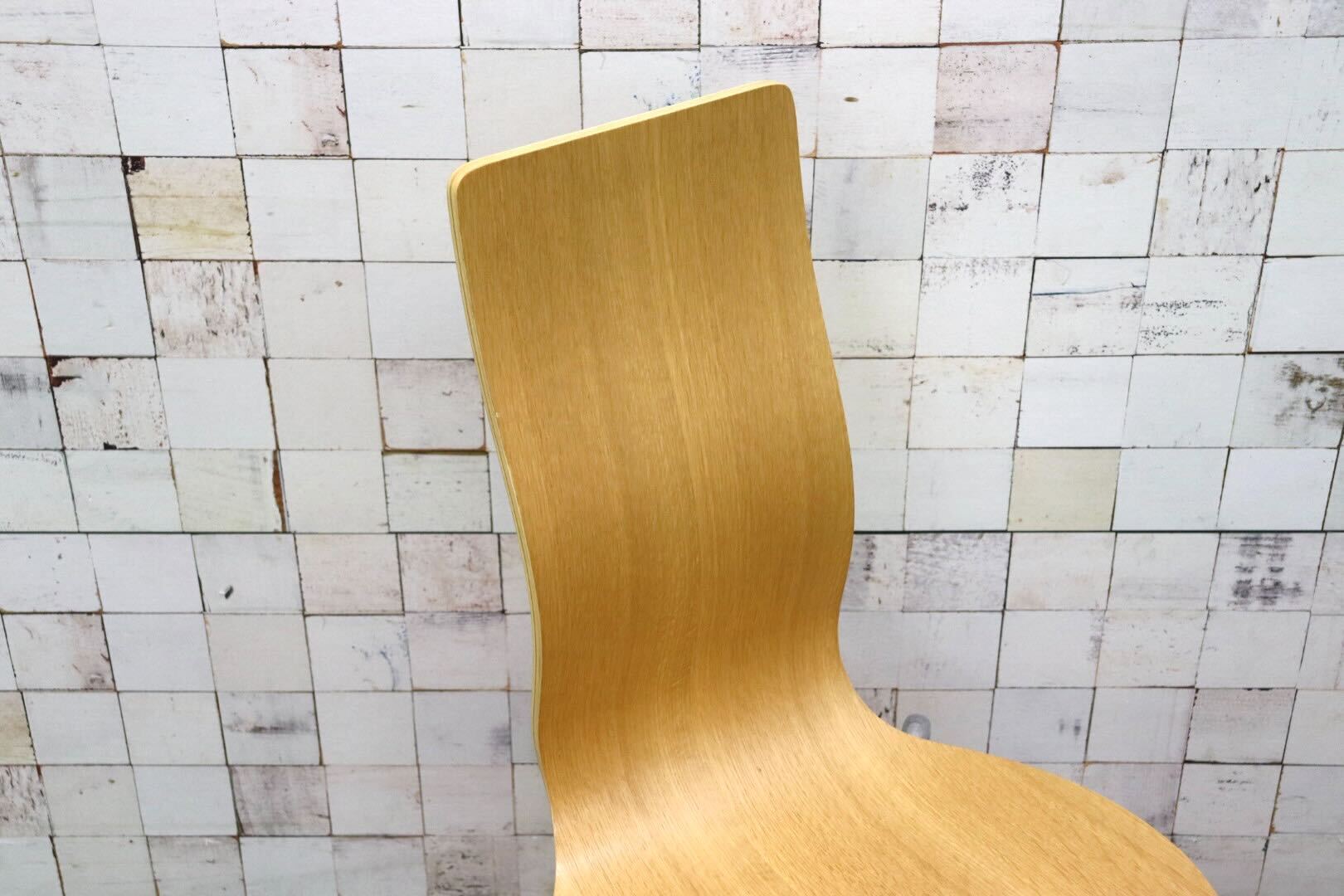 GMGT163○無印良品 / MUJI MOLD PLYWOOD CHAIR モールドプライウッドチェア ダイニングチェア ミーティングチェア オーク材 モダン