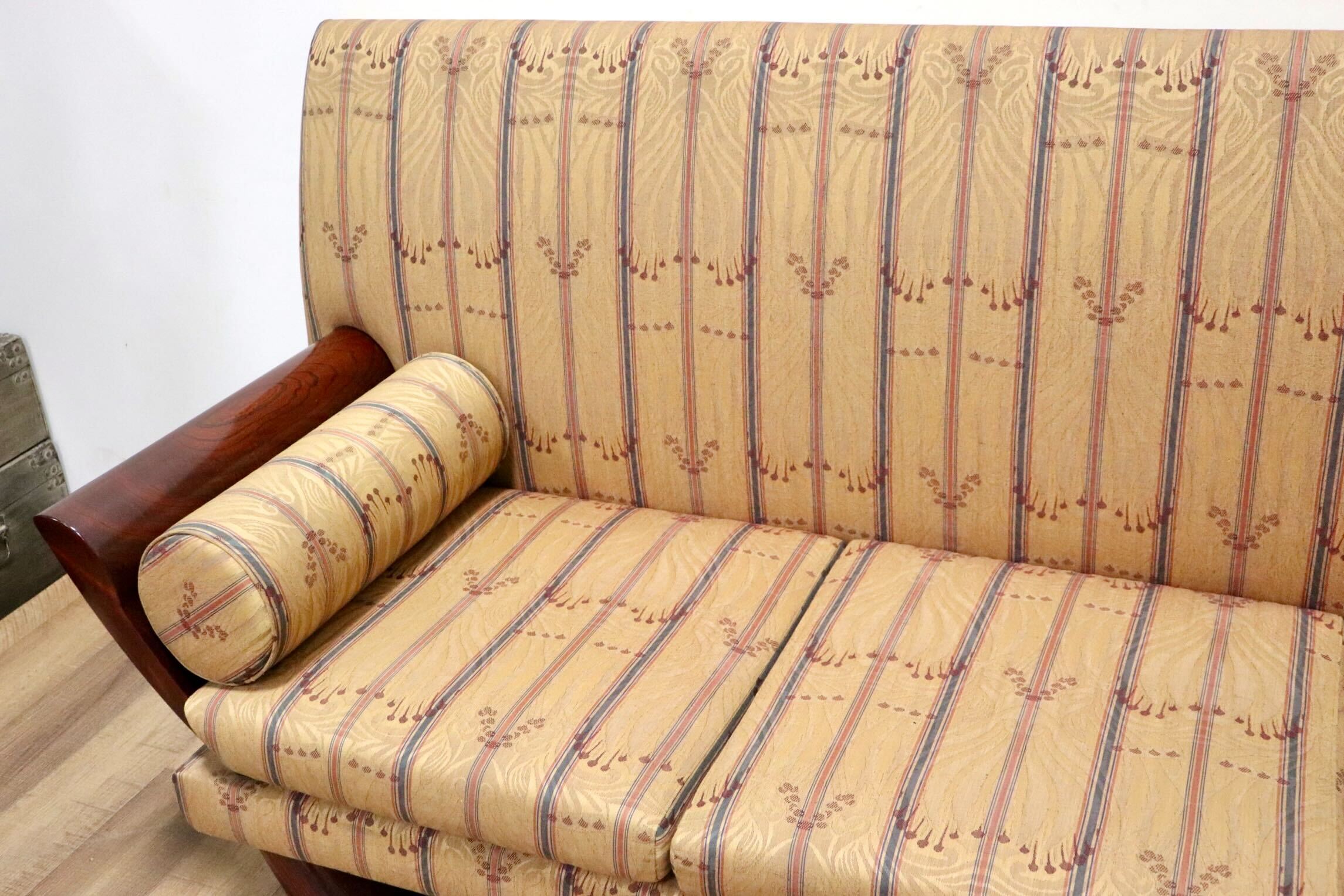 GMHS224A○Saporiti Italia / サポリティイタリア 最高級 3人掛けソファ トリプルソファ ファブリック IDC大塚家具 ポストモダン 稀少