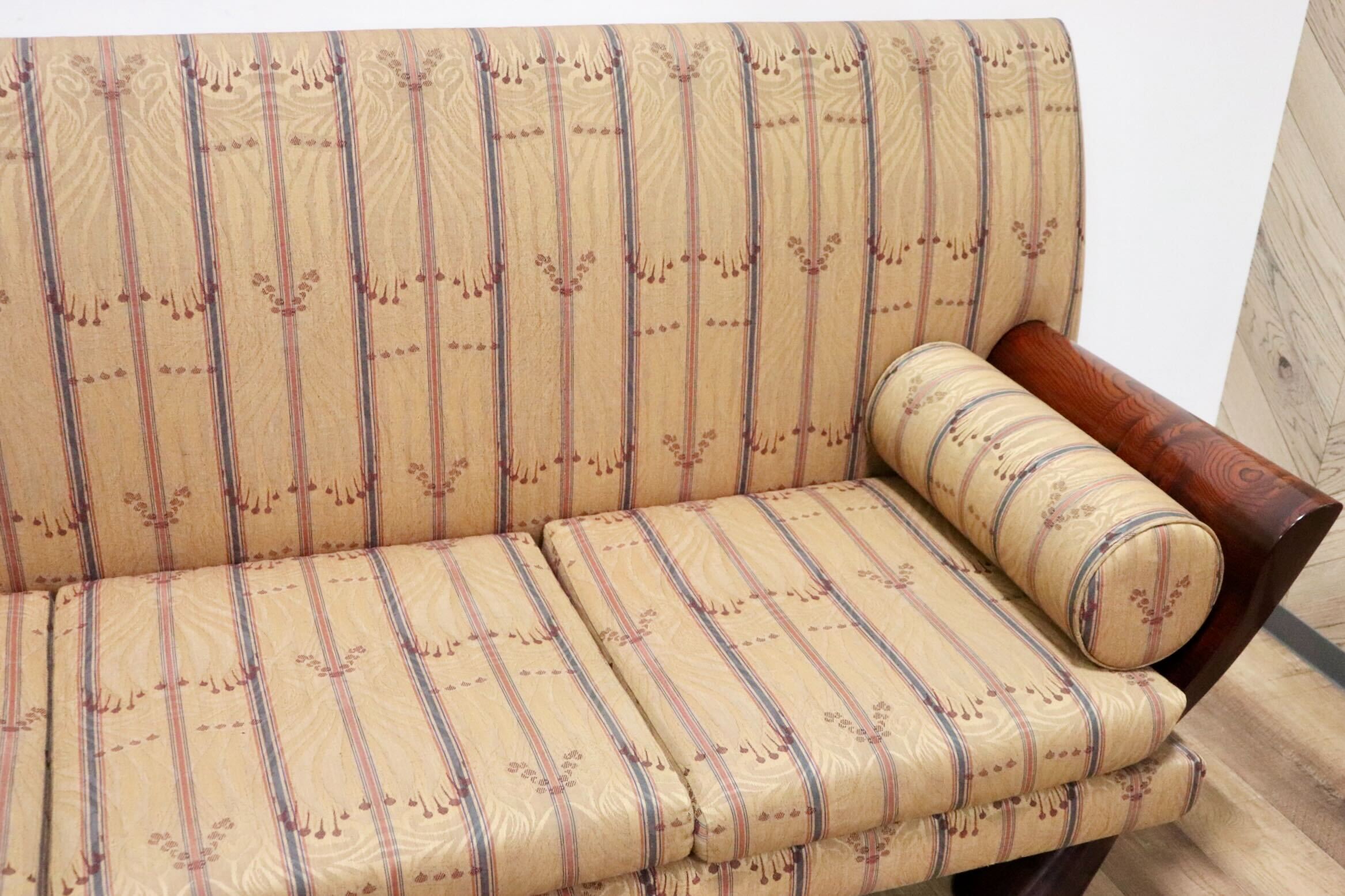 GMHS224A○Saporiti Italia / サポリティイタリア 最高級 3人掛けソファ トリプルソファ ファブリック IDC大塚家具 ポストモダン 稀少