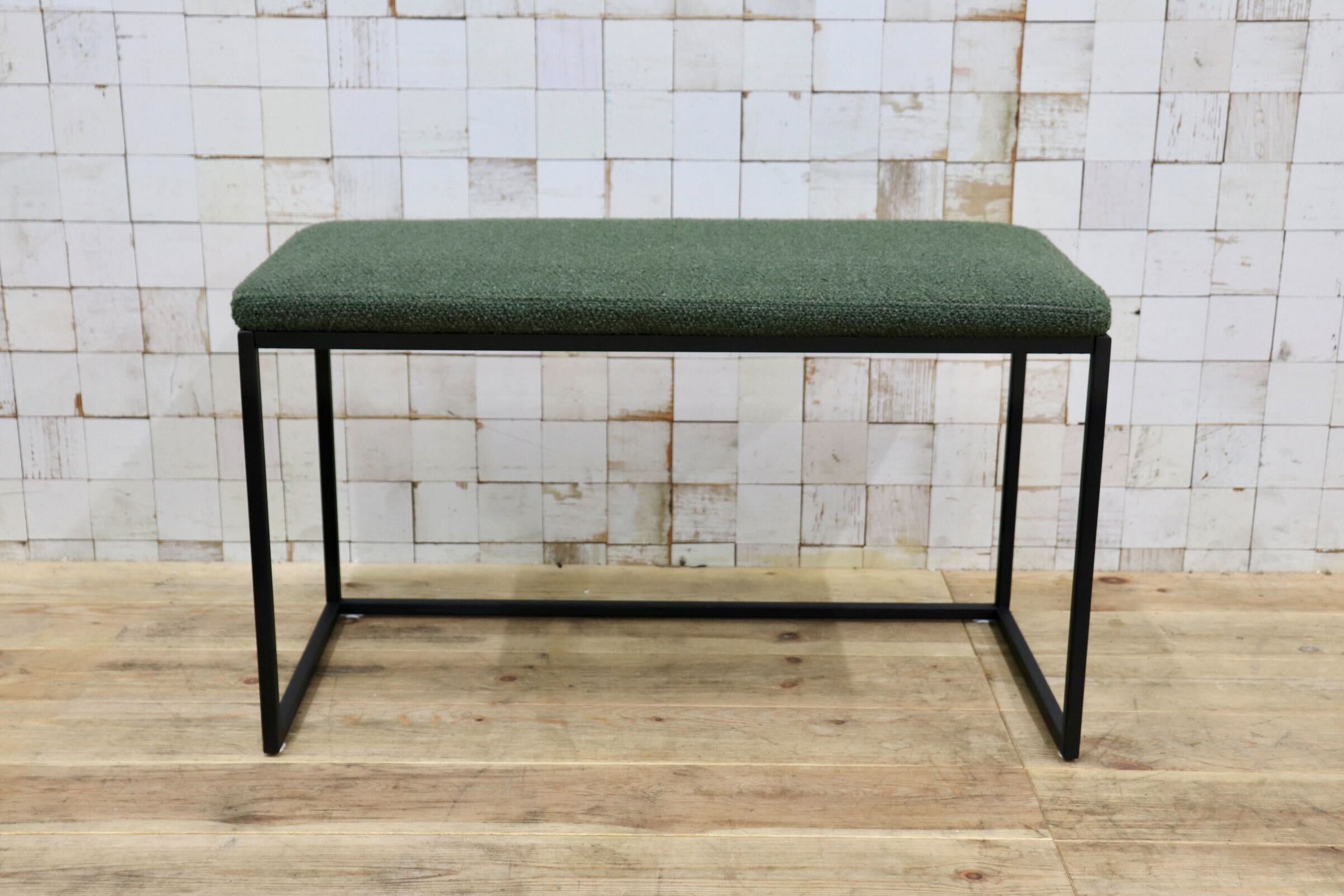 GMIK887B〇BoConcept / ボーコンセプト ベンチ ダイニングチェア 椅子 スチール ファブリック 北欧 デンマーク グリーン 展示品