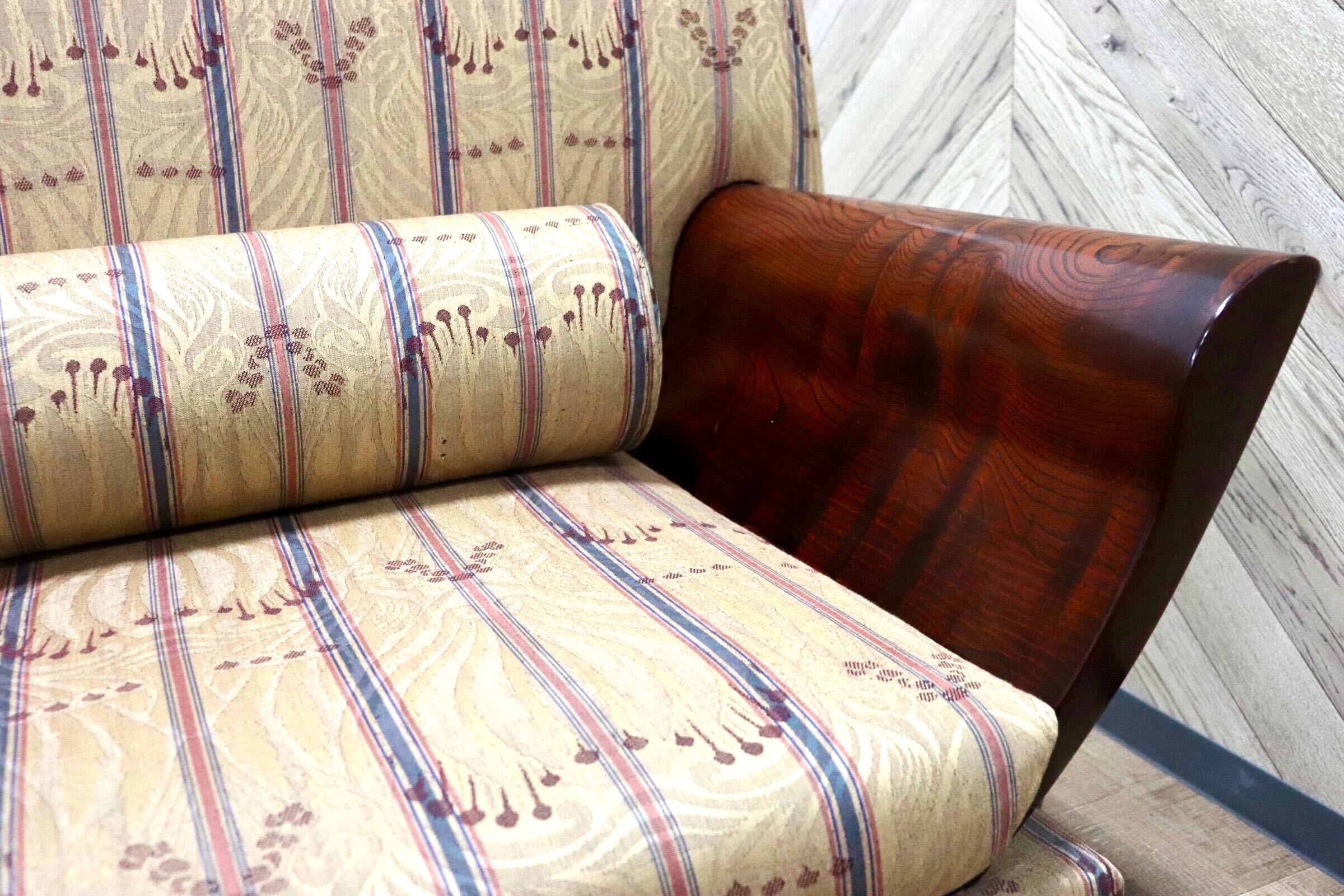 GMHS224A○Saporiti Italia / サポリティイタリア 最高級 3人掛けソファ トリプルソファ ファブリック IDC大塚家具 ポストモダン 稀少