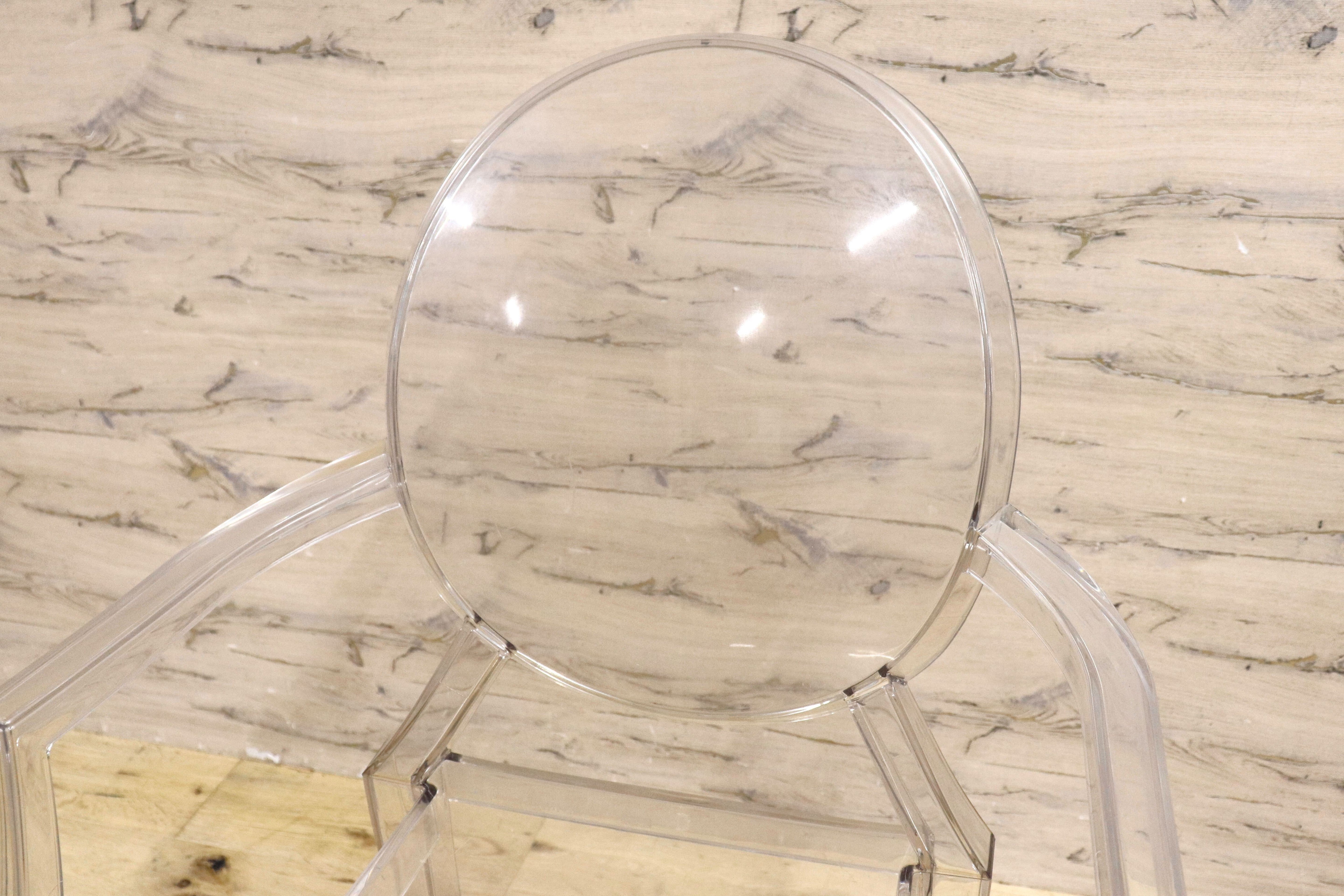 GMIK449○Kartell / カルテル LOUIS GHOST ルイゴースト スタッキングチェア ガーデンチェア 椅子 モダン