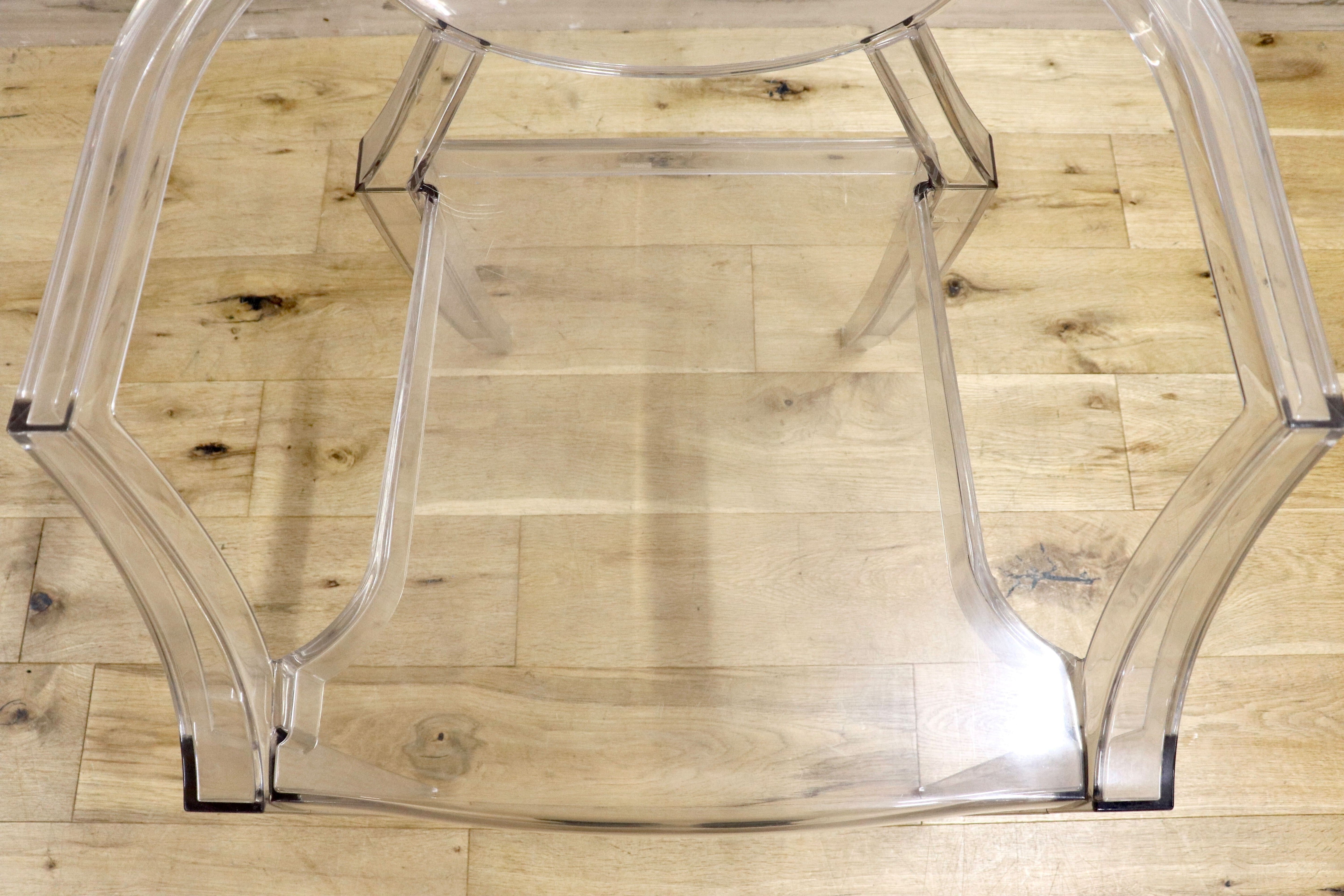 GMIK449○Kartell / カルテル LOUIS GHOST ルイゴースト スタッキングチェア ガーデンチェア 椅子 モダン