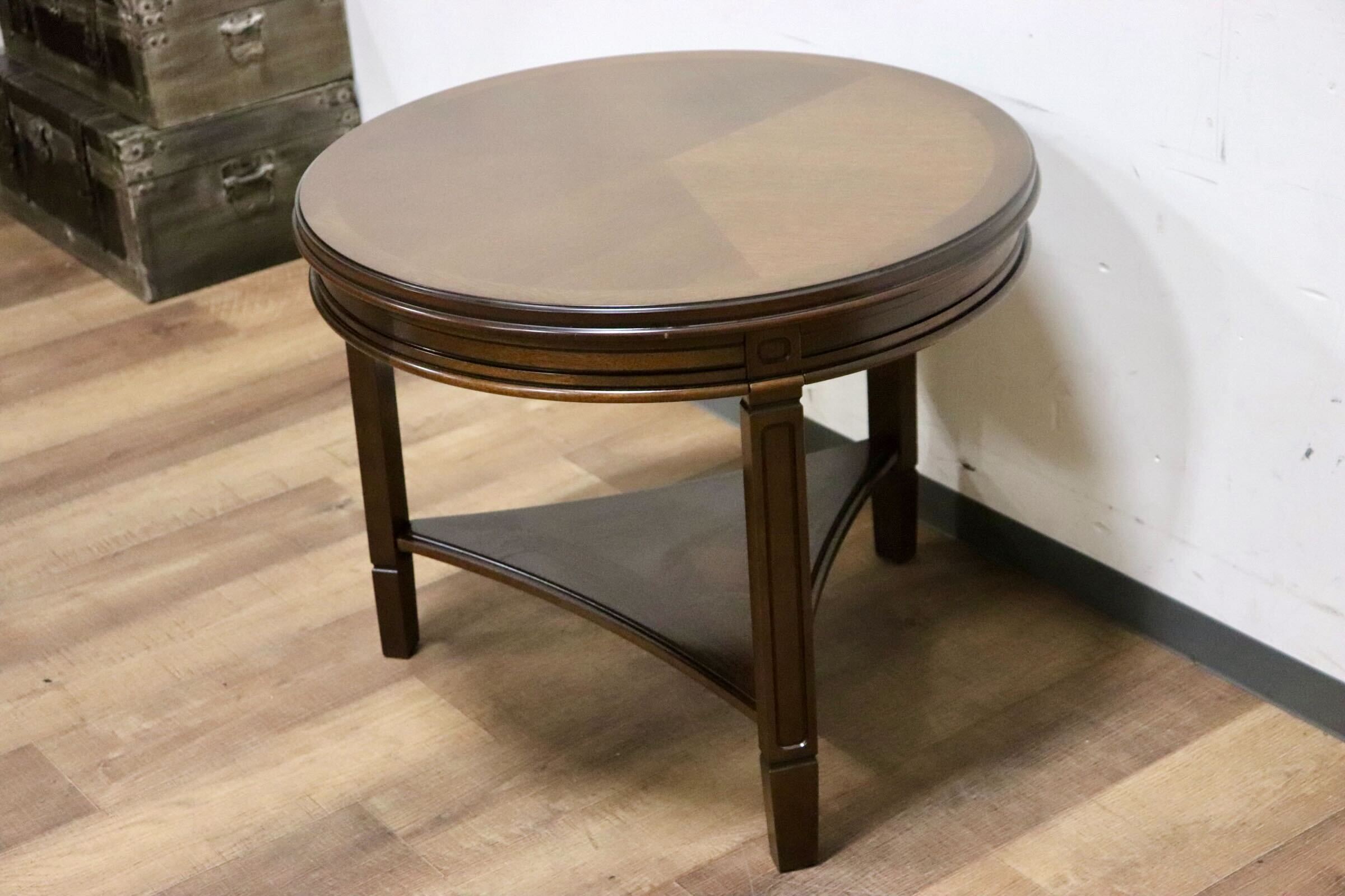 GMHS411○maruni / マルニ 地中海 サイドテーブル リビングテーブル コーヒーテーブル ビーチ材 ヨーロピアン クラシック 約10万 展示品