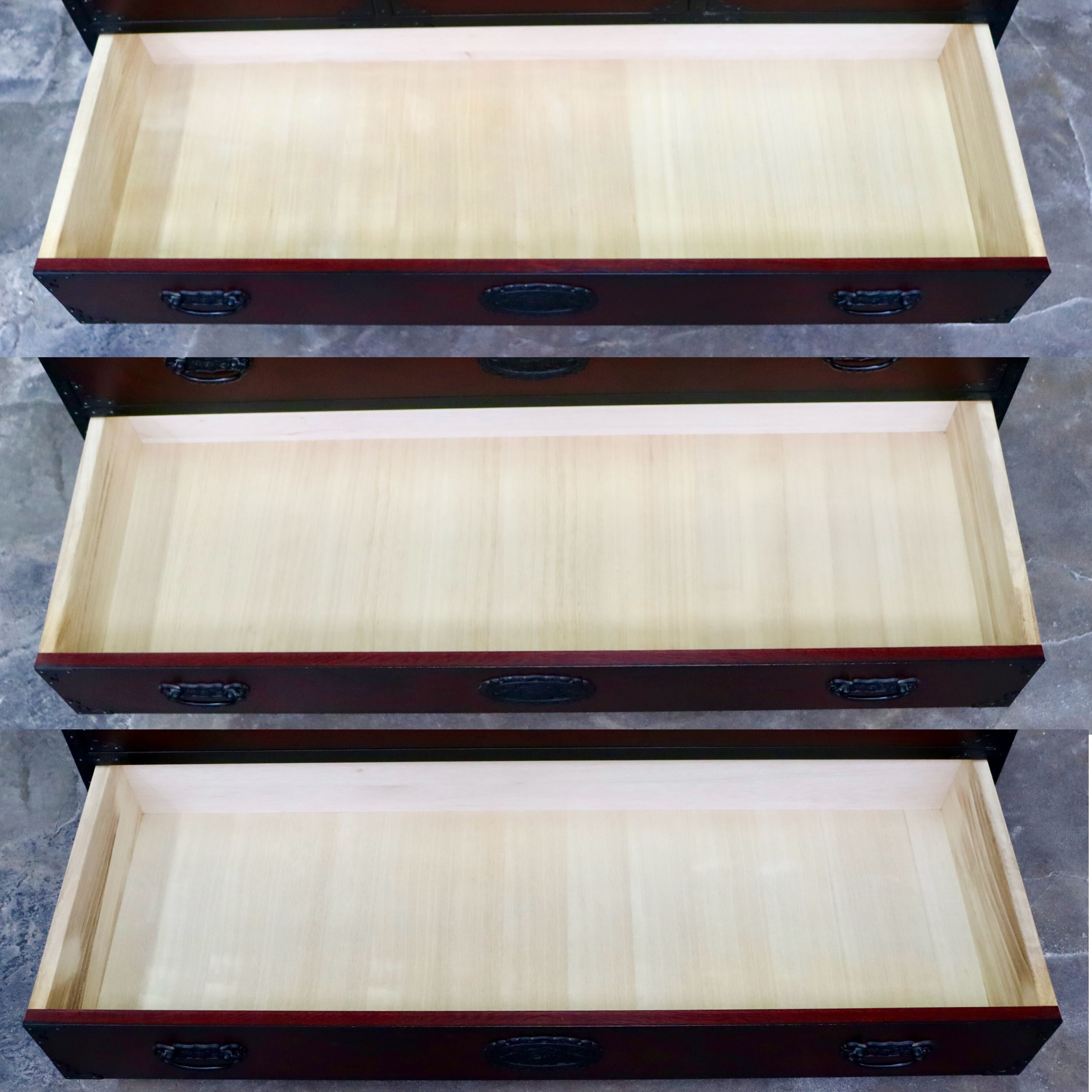 GMIS405○三丸家具工芸 欅 4段チェスト 整理箪笥 民芸箪笥 伝統工芸 チェスト 和箪笥 和家具 和室 和モダン 古民家 レトロ