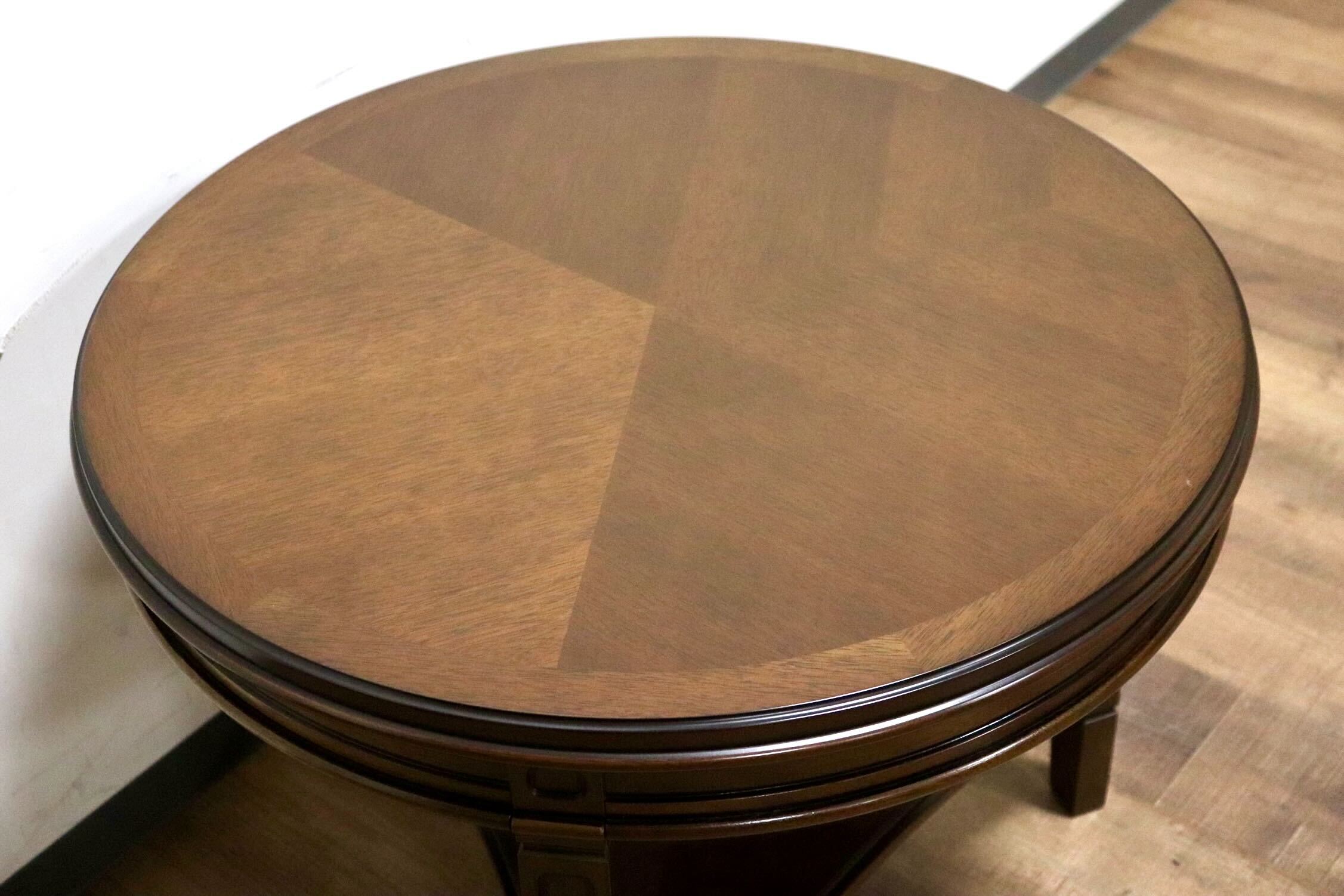 GMHS411○maruni / マルニ 地中海 サイドテーブル リビングテーブル コーヒーテーブル ビーチ材 ヨーロピアン クラシック 約10万 展示品