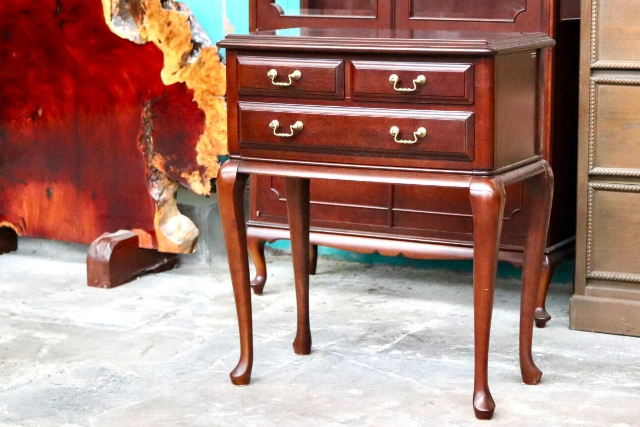 GMIS497○maruni / マルニ コンソールテーブル サイドボード 机 花台 飾り棚 引き出し 収納 猫脚 木製 クラシック ヴィンテージ