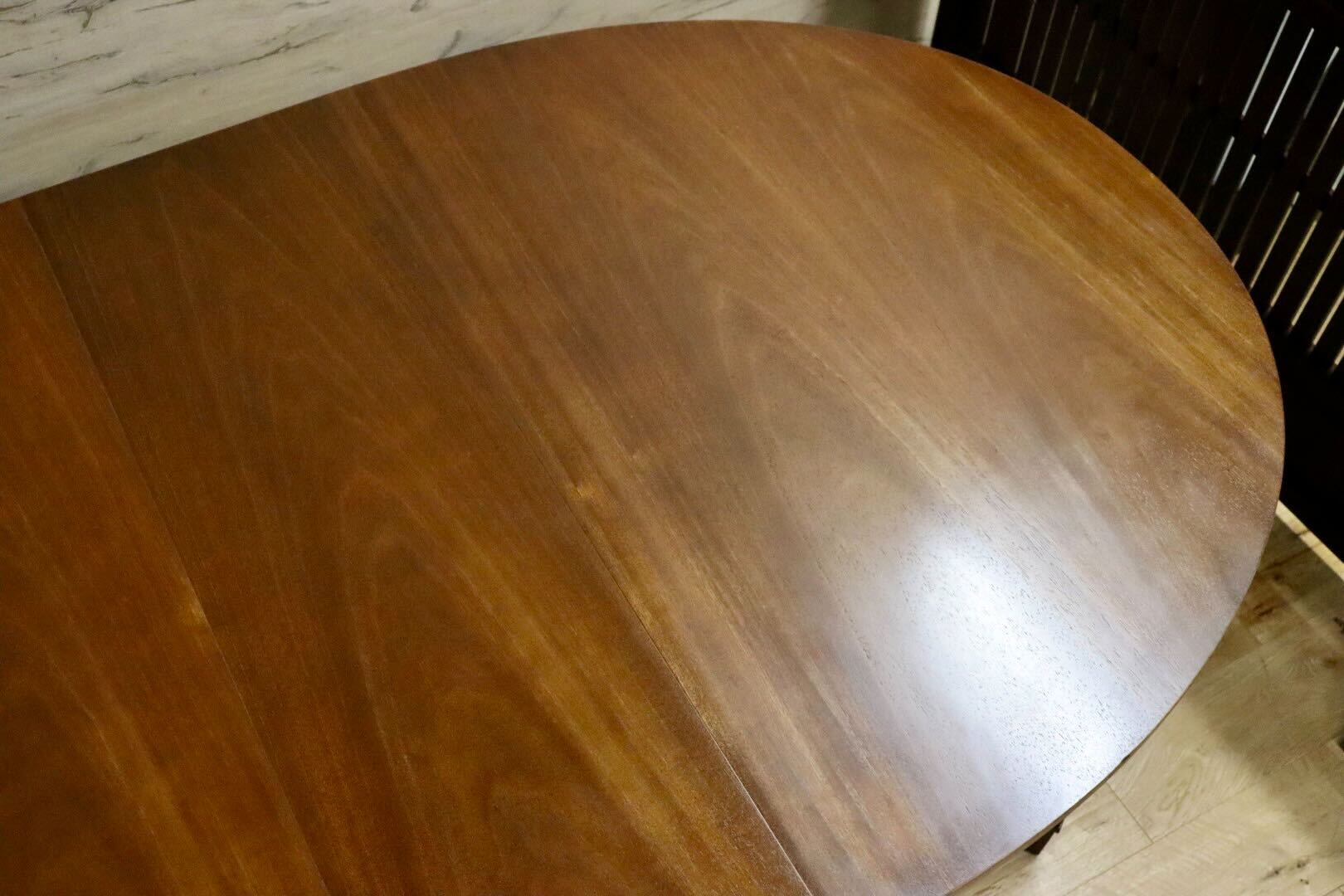 GMHS25○DREXEL HERITAGE / ドレクセルヘリテイジ Triune トライユン 伸長式ダイニングテーブル エクステンションテーブル 約65万 リペア済