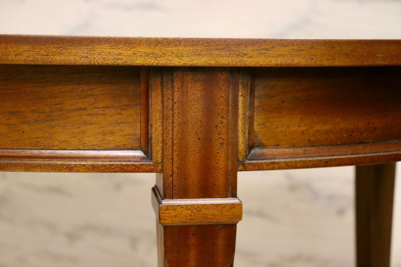 GMHS25○DREXEL HERITAGE / ドレクセルヘリテイジ Triune トライユン 伸長式ダイニングテーブル エクステンションテーブル 約65万 リペア済