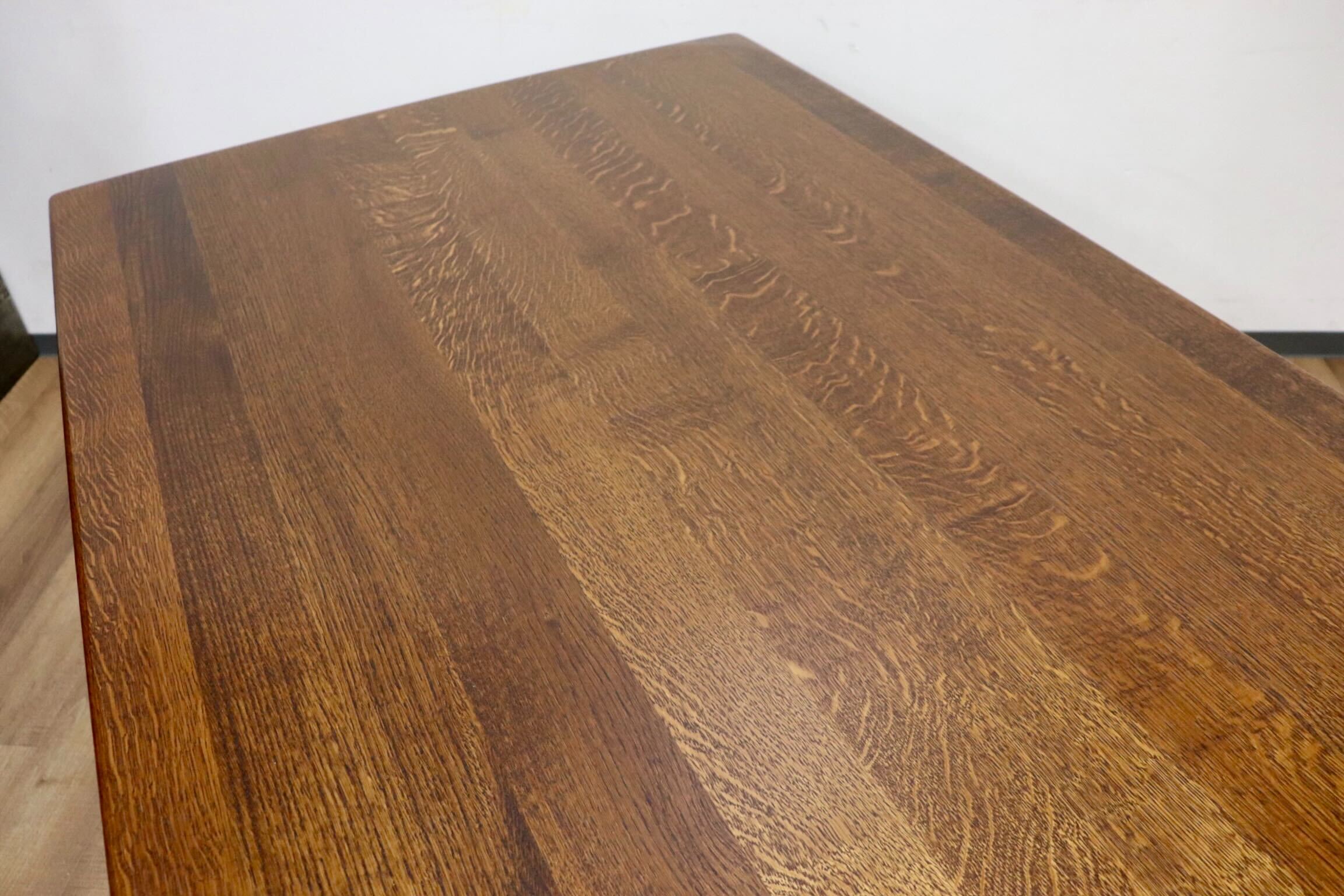 GMHS221○ダッチカントリー オーク材 無垢 堅牢 ダイニングテーブル 作業台 店舗什器 検)TEURLINCX & MEIJERS 起立木工 Netherlands