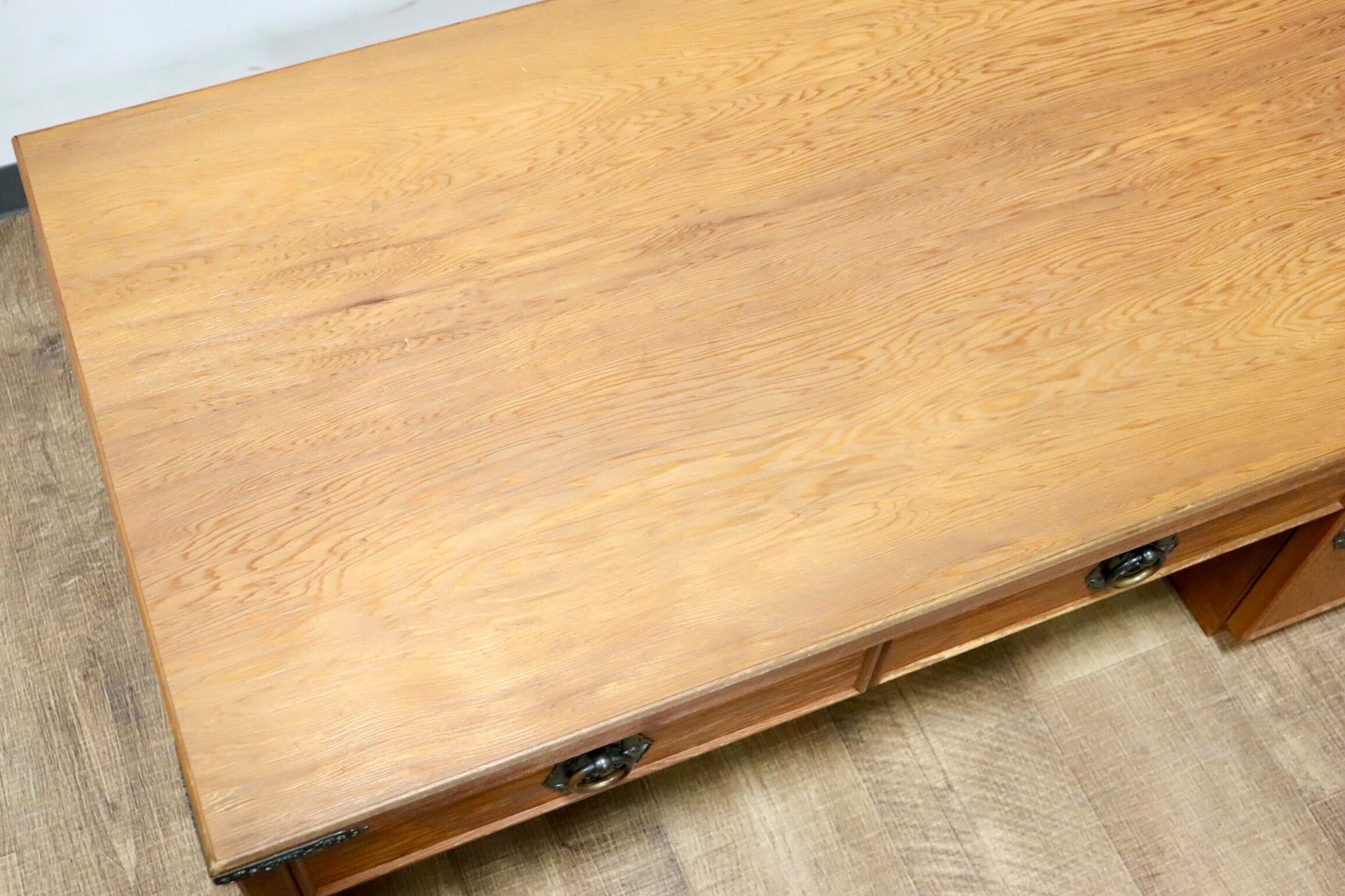 GMGH324A○世界遺産屋久杉 民芸家具 文机 座敷机 座卓 ローテーブル 作業台 和室 デスク 机 アンティーク レトロ 伝統工芸 和モダン 稀少