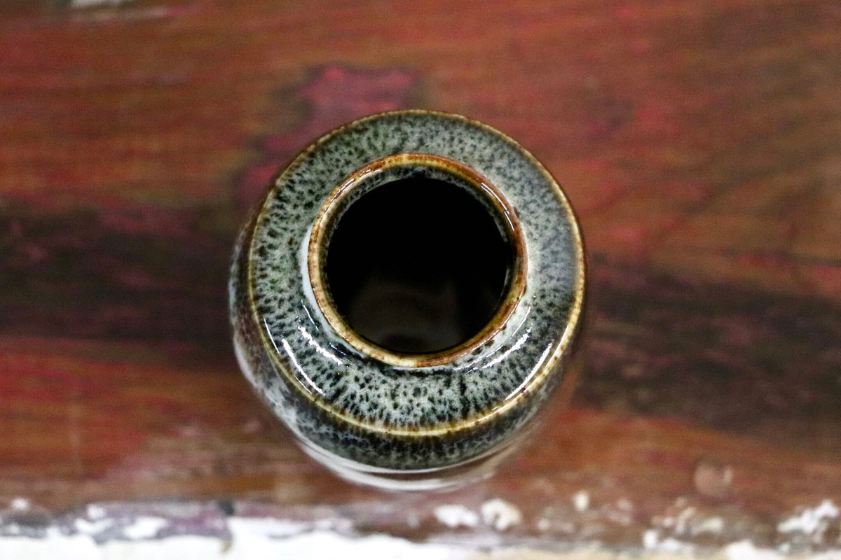 GMJO136V〇京焼 龍谷窯 宮川香雲作 肩衝茶入 茶道具 共箱付