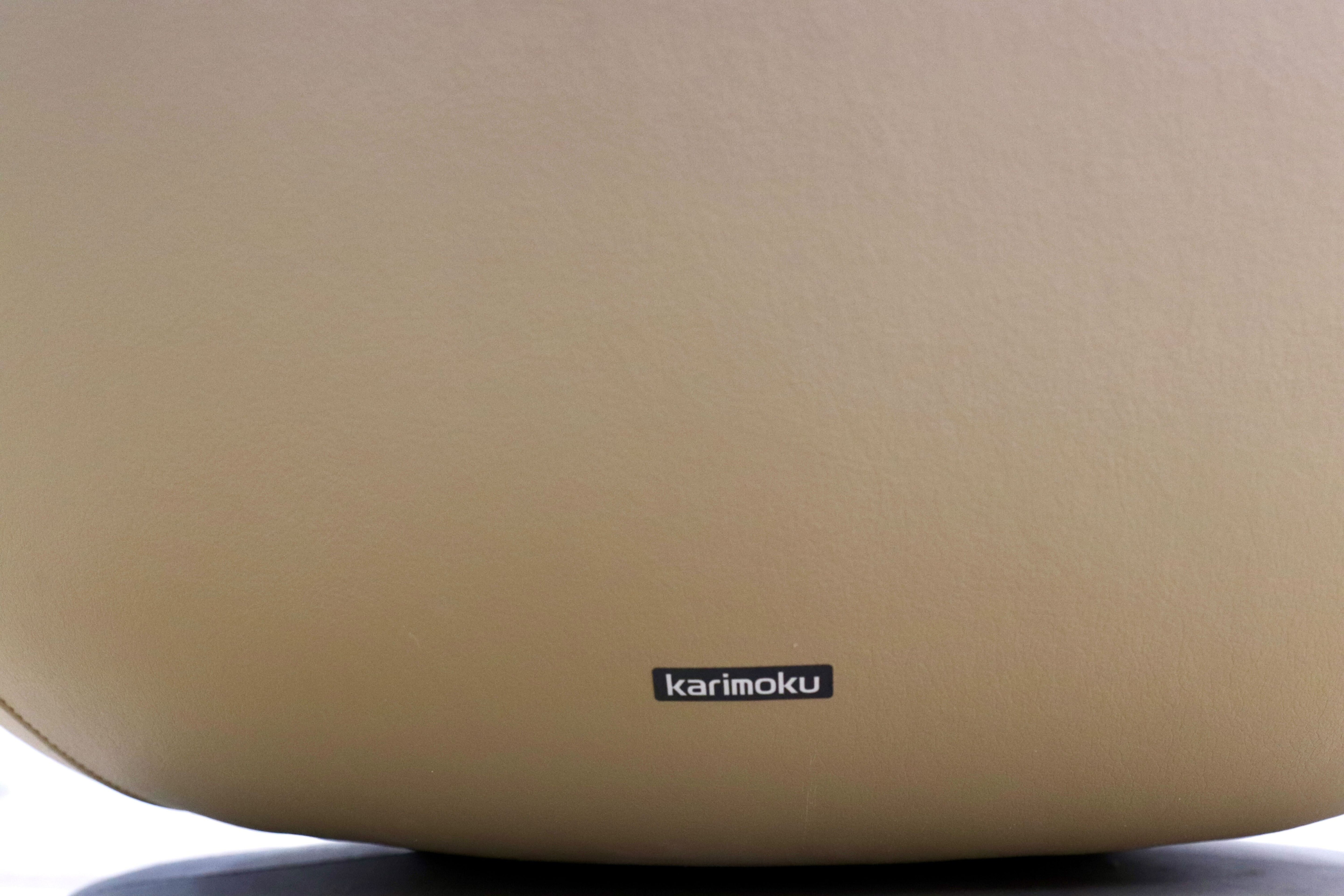 GMEH2P○karimoku / カリモク リクライニングチェア パーソナルチェア 1人掛け シングルソファ 回転椅子 ソフトレザー 合皮