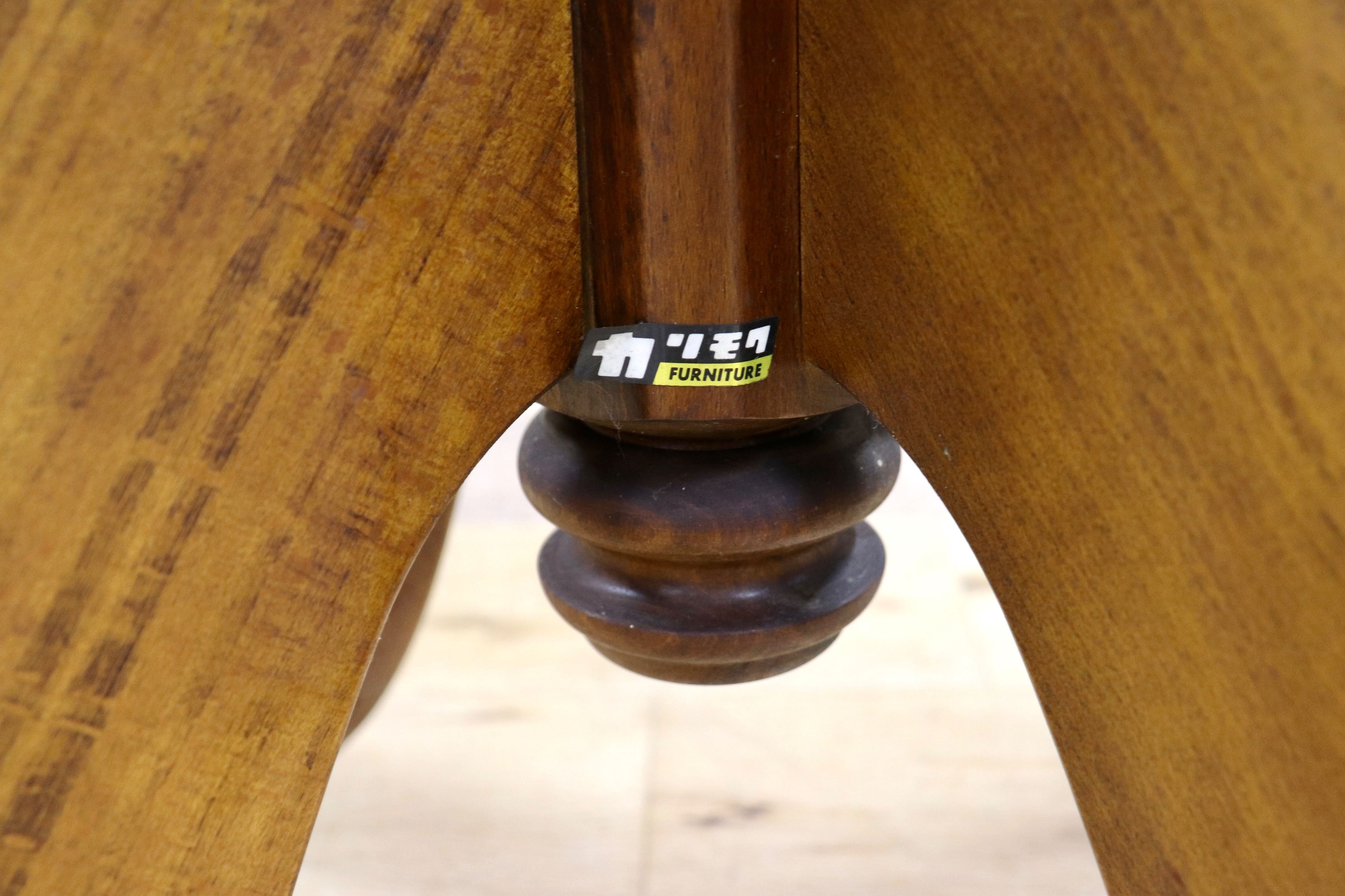 GMIK46○karimoku / カリモク コロニアル コートハンガー ポールハンガー 帽子掛け ポールスタンド 国産家具 オールドカリモク