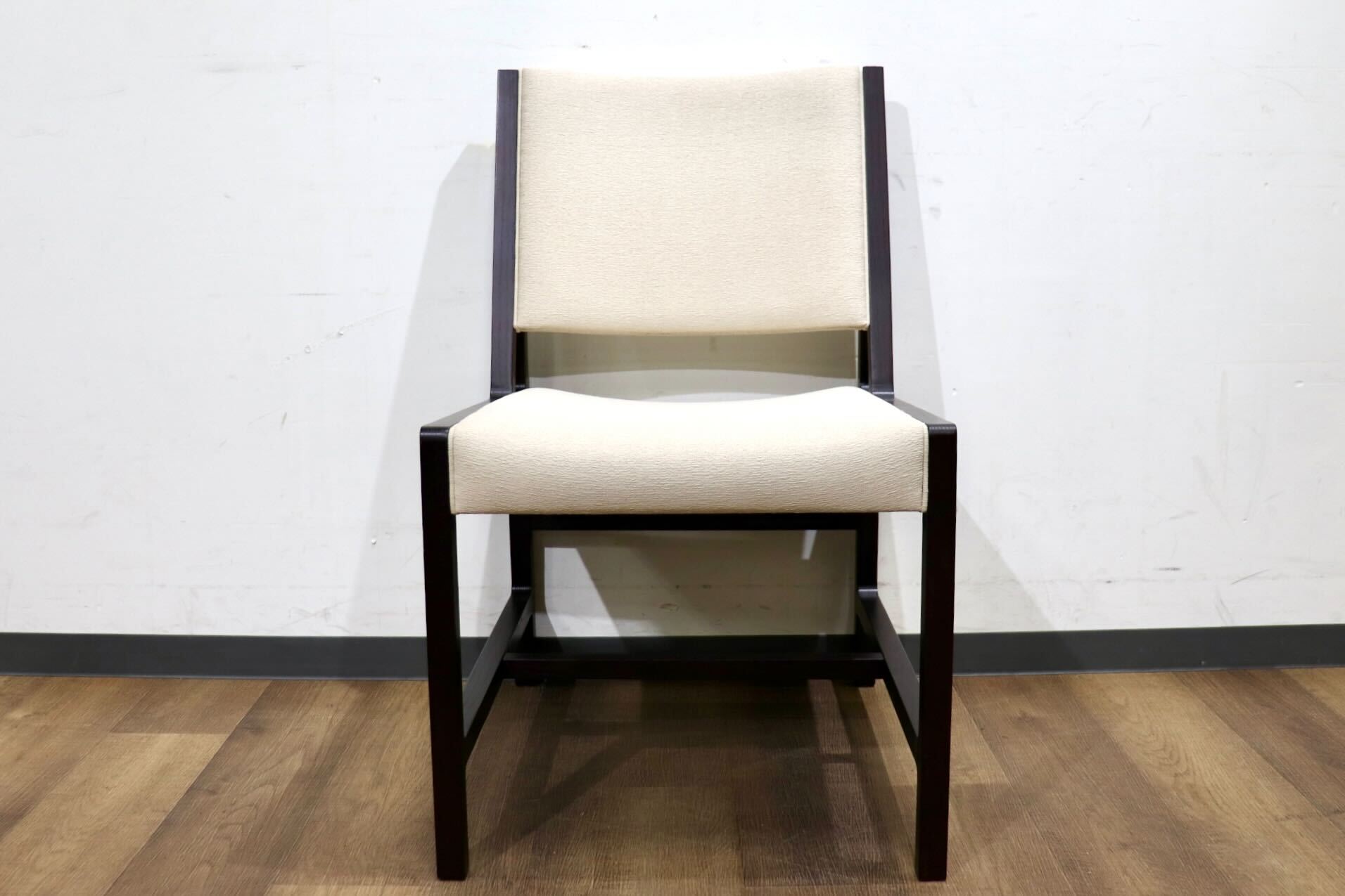 GMHN292A○ROCKSTONE / ロックストーン PM135 BOWSEN サイドチェア ダイニングチェア 椅子 ファブリック アッシュ材 定価 約8.3万 展示品