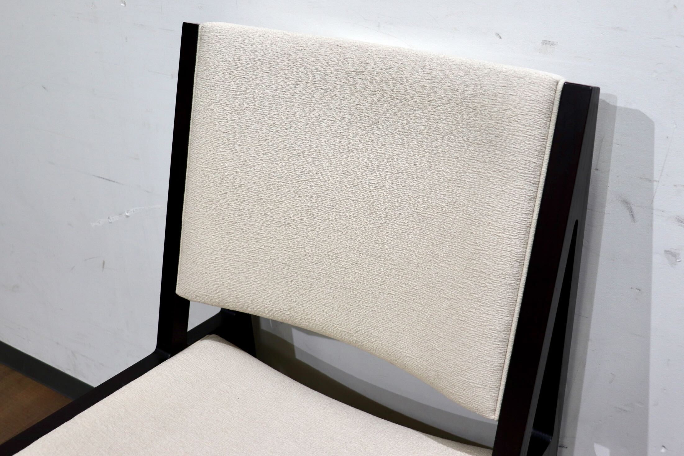 GMHN292A○ROCKSTONE / ロックストーン PM135 BOWSEN サイドチェア ダイニングチェア 椅子 ファブリック アッシュ材 定価 約8.3万 展示品