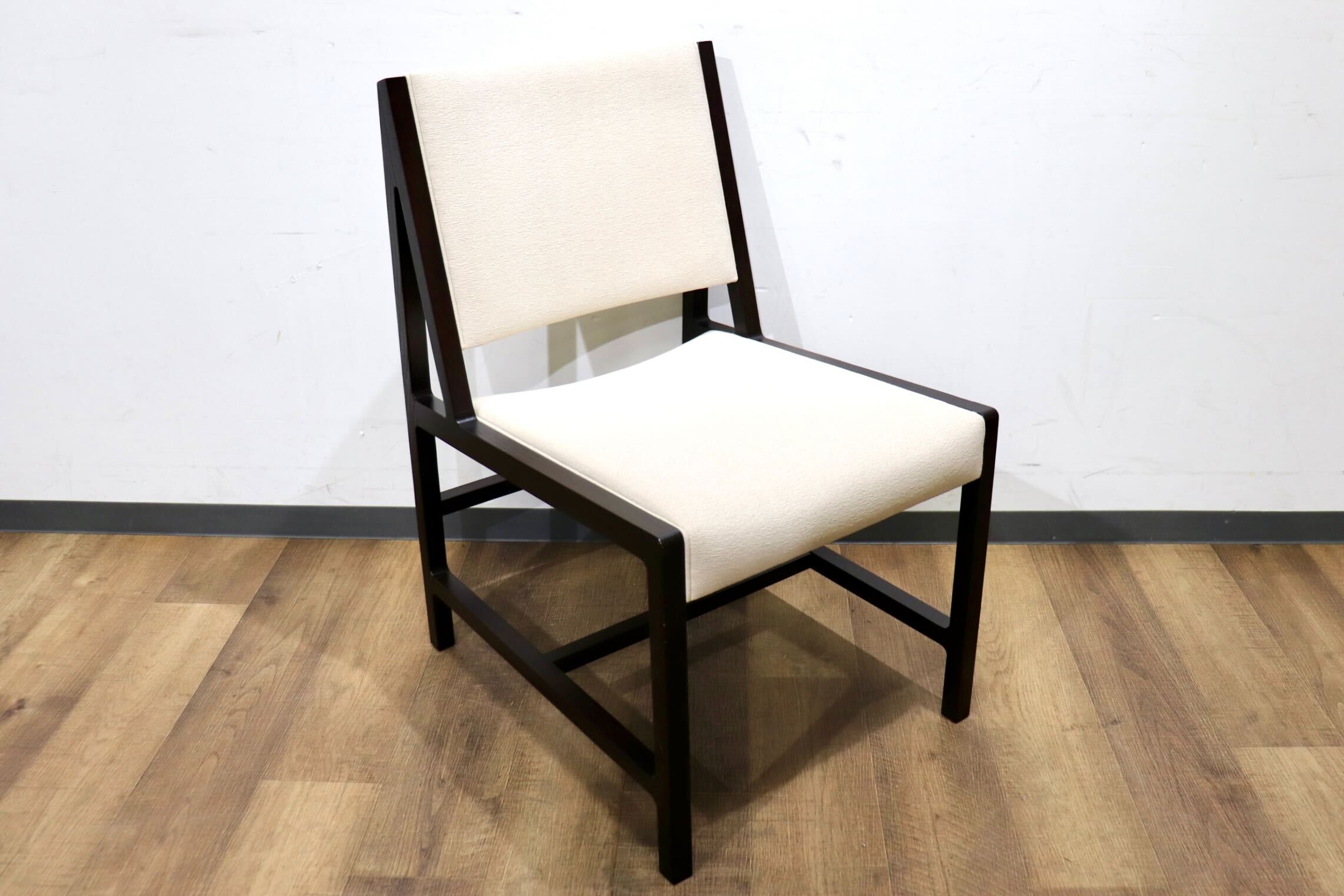 GMHN292A○ROCKSTONE / ロックストーン PM135 BOWSEN サイドチェア ダイニングチェア 椅子 ファブリック アッシュ材 定価 約8.3万 展示品