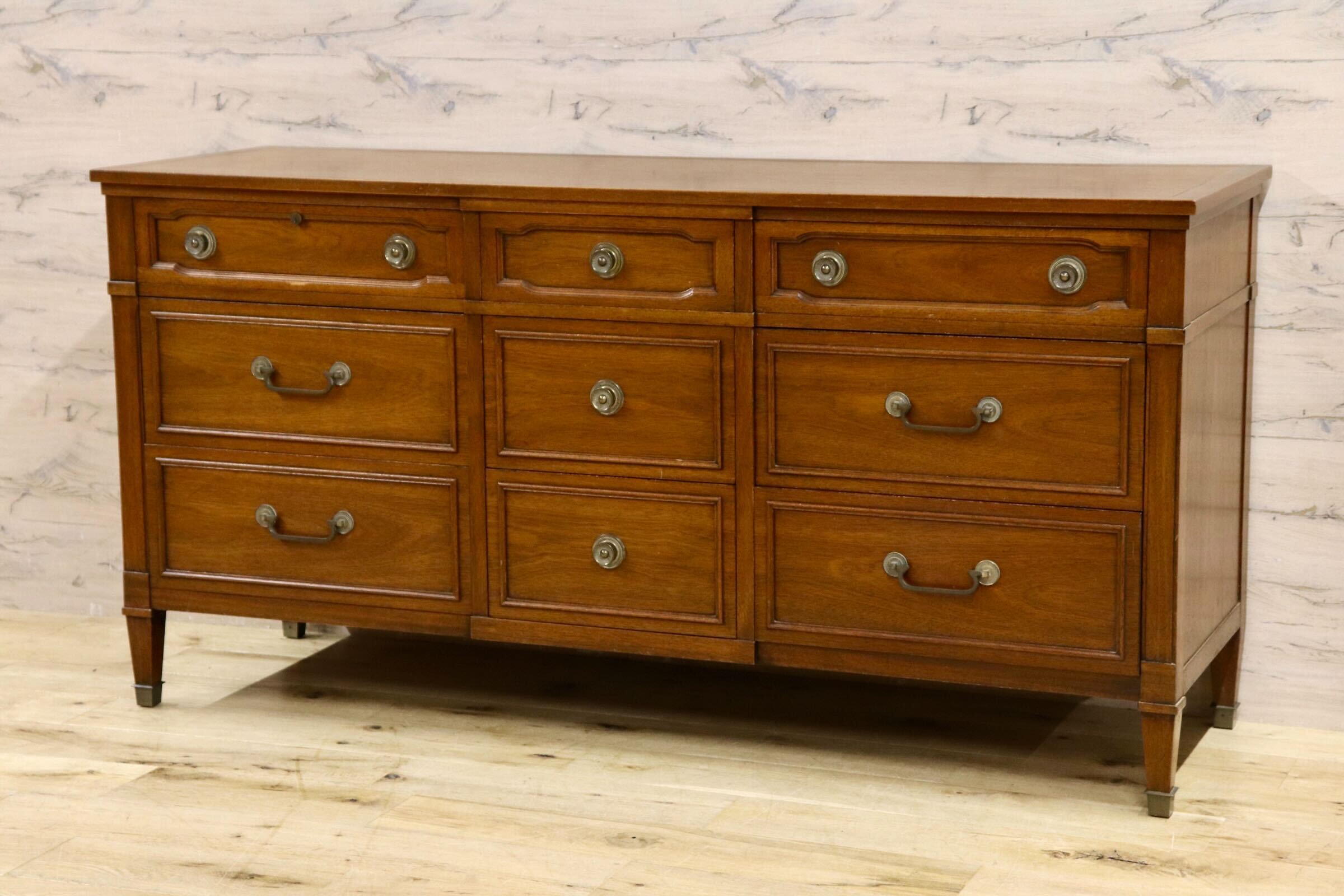 GMIH200○DREXEL HERITAGE / ドレクセルヘリテイジ トライユン サイドボード リビングボード クラシック ヴィンテージ 約70万