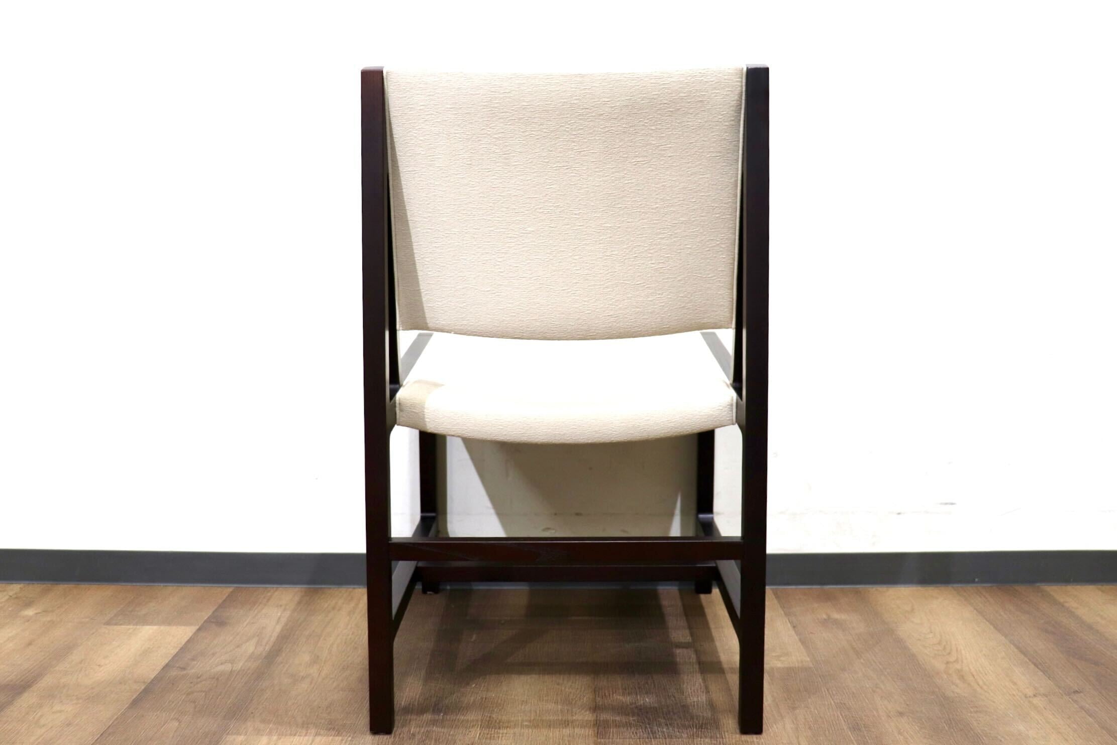 GMHN292A○ROCKSTONE / ロックストーン PM135 BOWSEN サイドチェア ダイニングチェア 椅子 ファブリック アッシュ材 定価 約8.3万 展示品