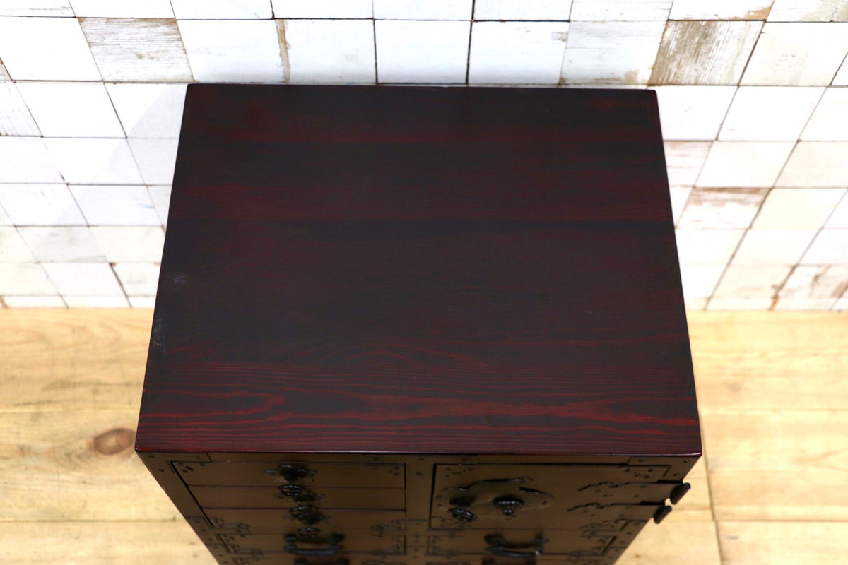 GMJS361A〇和箪笥 小箪笥 金具装飾 和家具 収納家具 古民家 和モダン