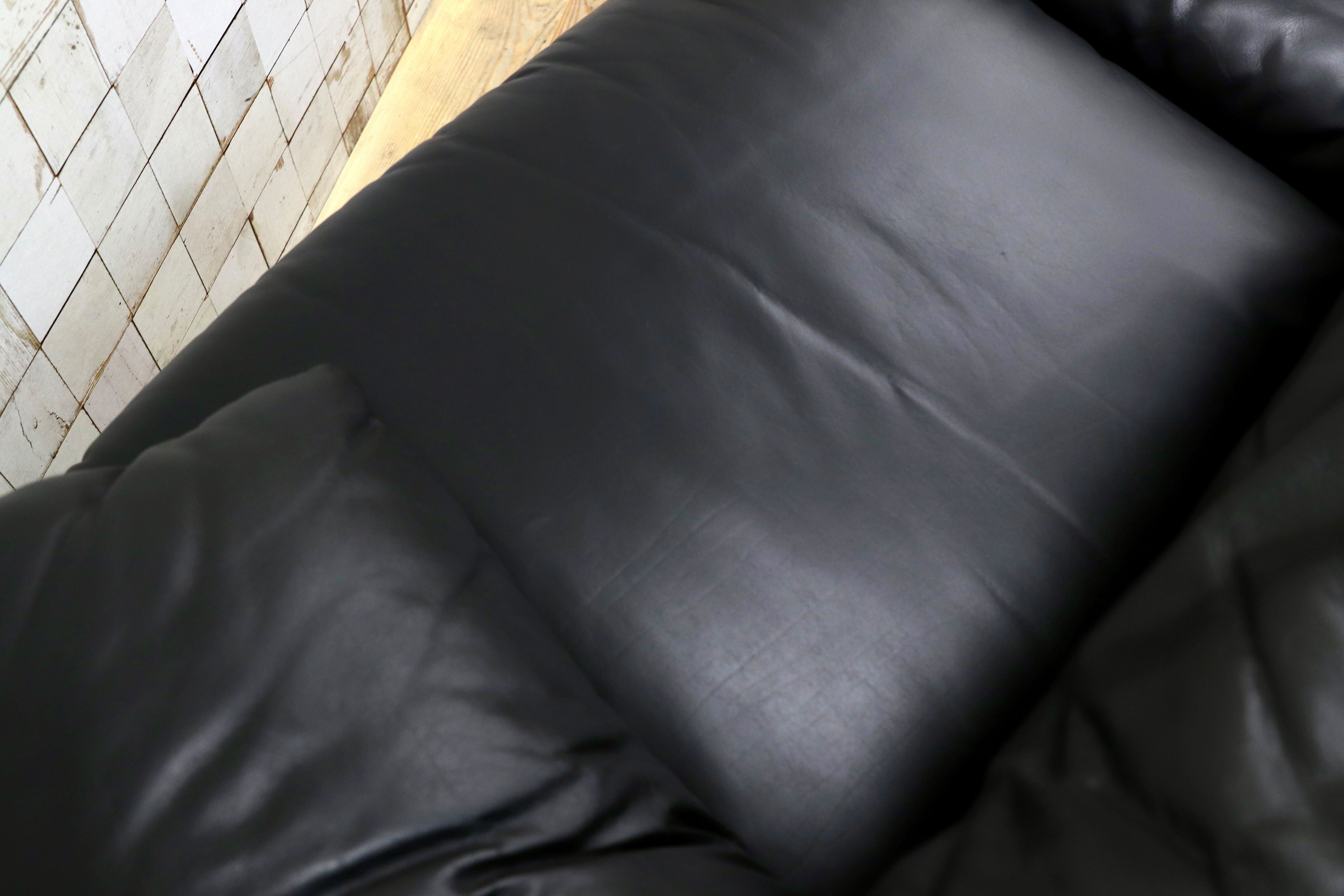 GMIN17○Cassina / カッシーナ 675 MARALUNGA マラルンガ 3人掛けソファ トリプルソファ 本革 ヴィコ・マジストレッティ 名作