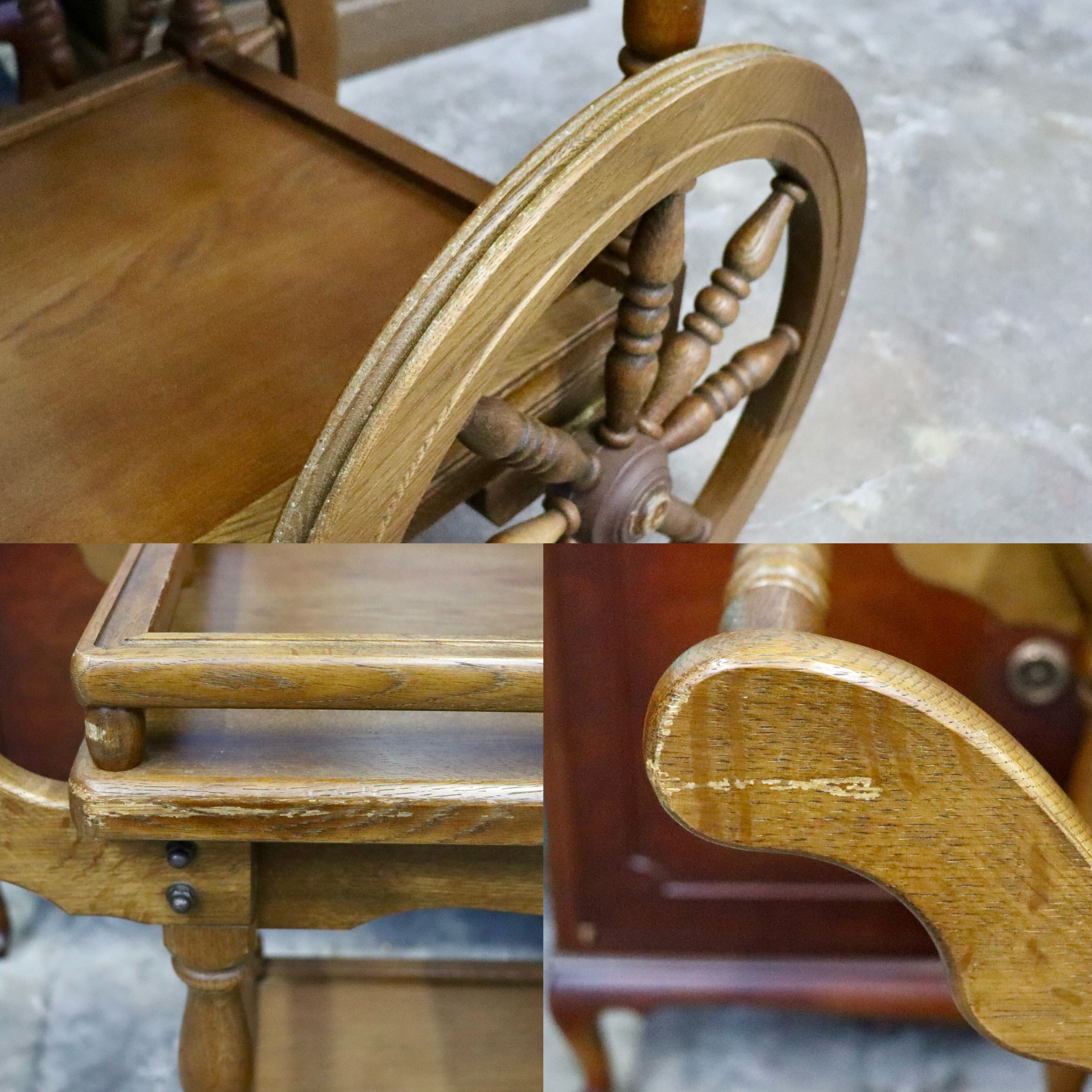 GMIH375○karimoku / カリモク オールドカリモク キッチンワゴン キャスターワゴン 配膳ワゴン ナチュラル カントリー 国産家具