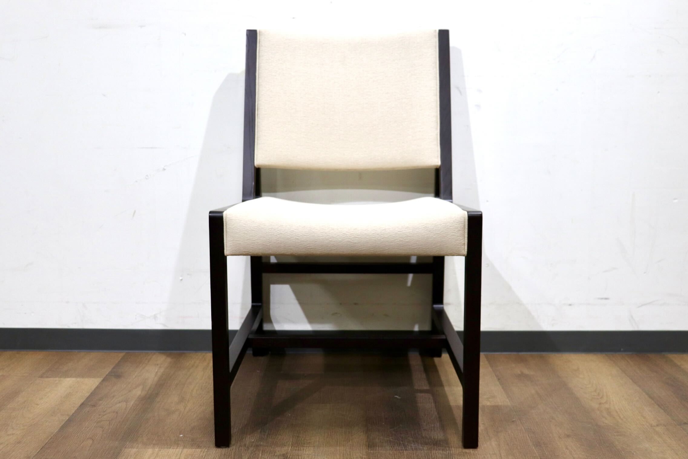 GMHN292B○ROCKSTONE / ロックストーン PM135 BOWSEN サイドチェア ダイニングチェア 椅子 ファブリック アッシュ材 定価 約8.3万 展示品