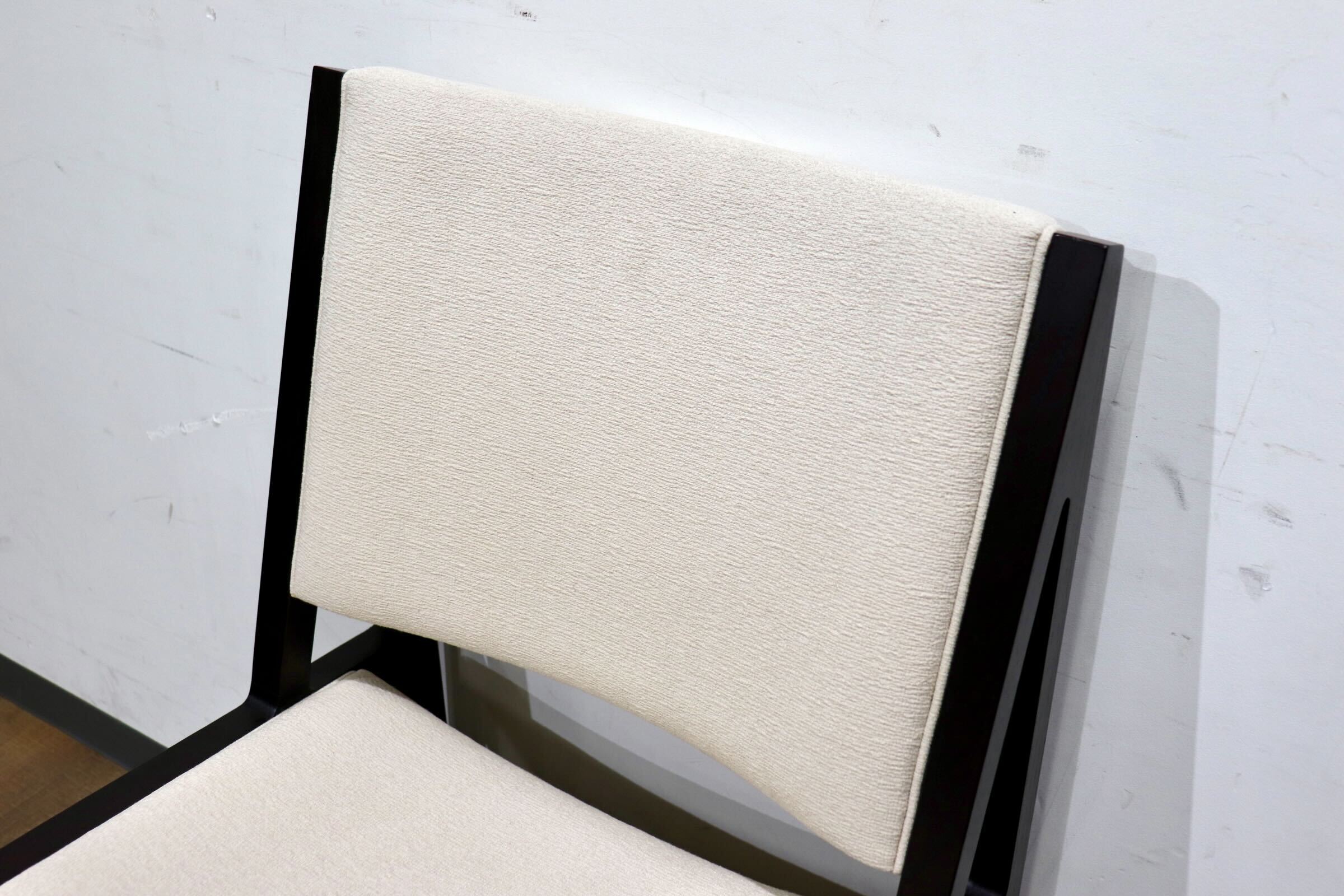 GMHN292B○ROCKSTONE / ロックストーン PM135 BOWSEN サイドチェア ダイニングチェア 椅子 ファブリック アッシュ材 定価 約8.3万 展示品