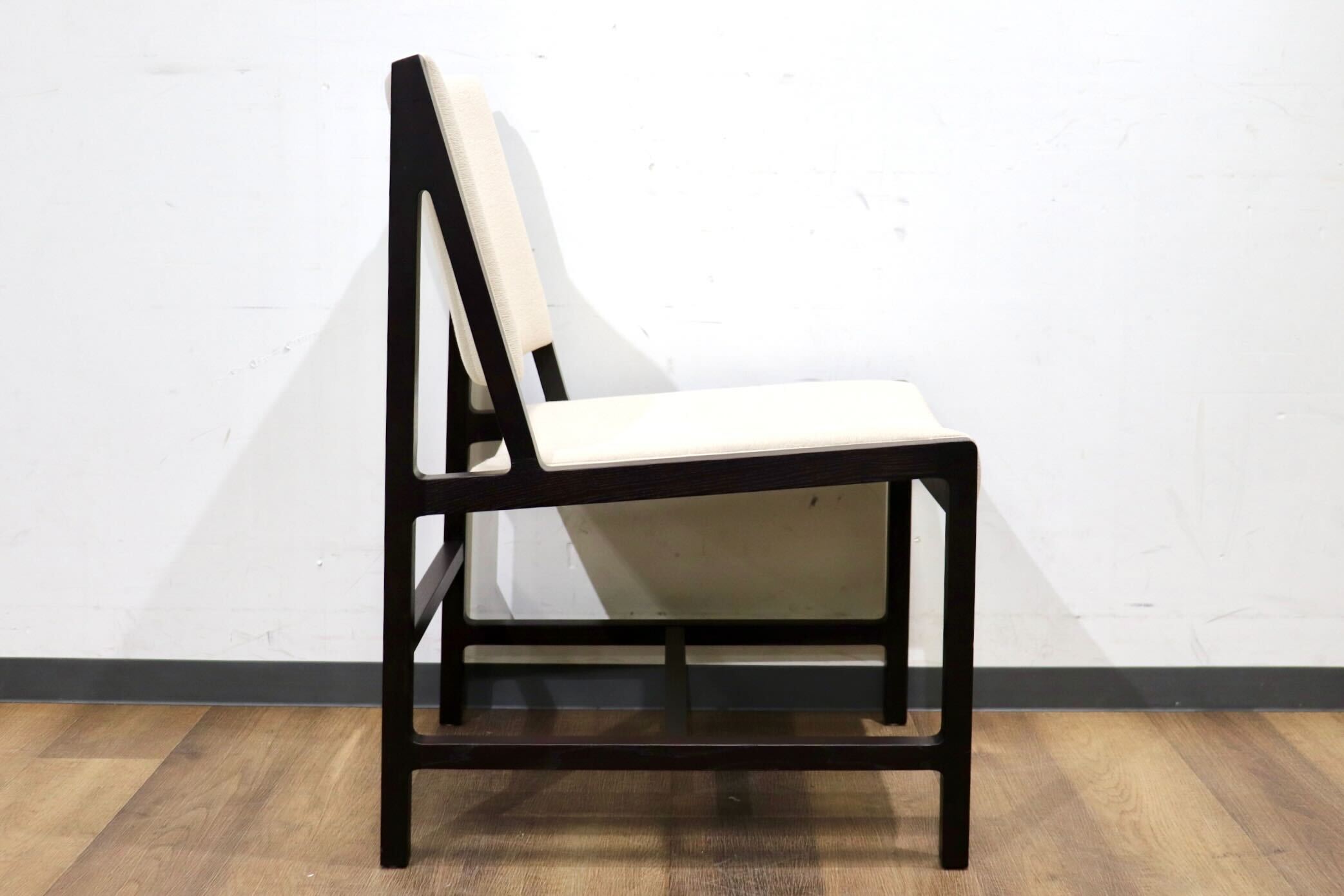 GMHN292B○ROCKSTONE / ロックストーン PM135 BOWSEN サイドチェア ダイニングチェア 椅子 ファブリック アッシュ材 定価 約8.3万 展示品